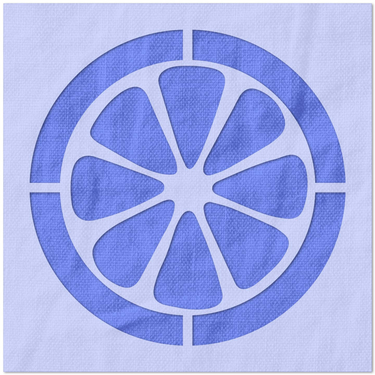 Citrus slice Stencil