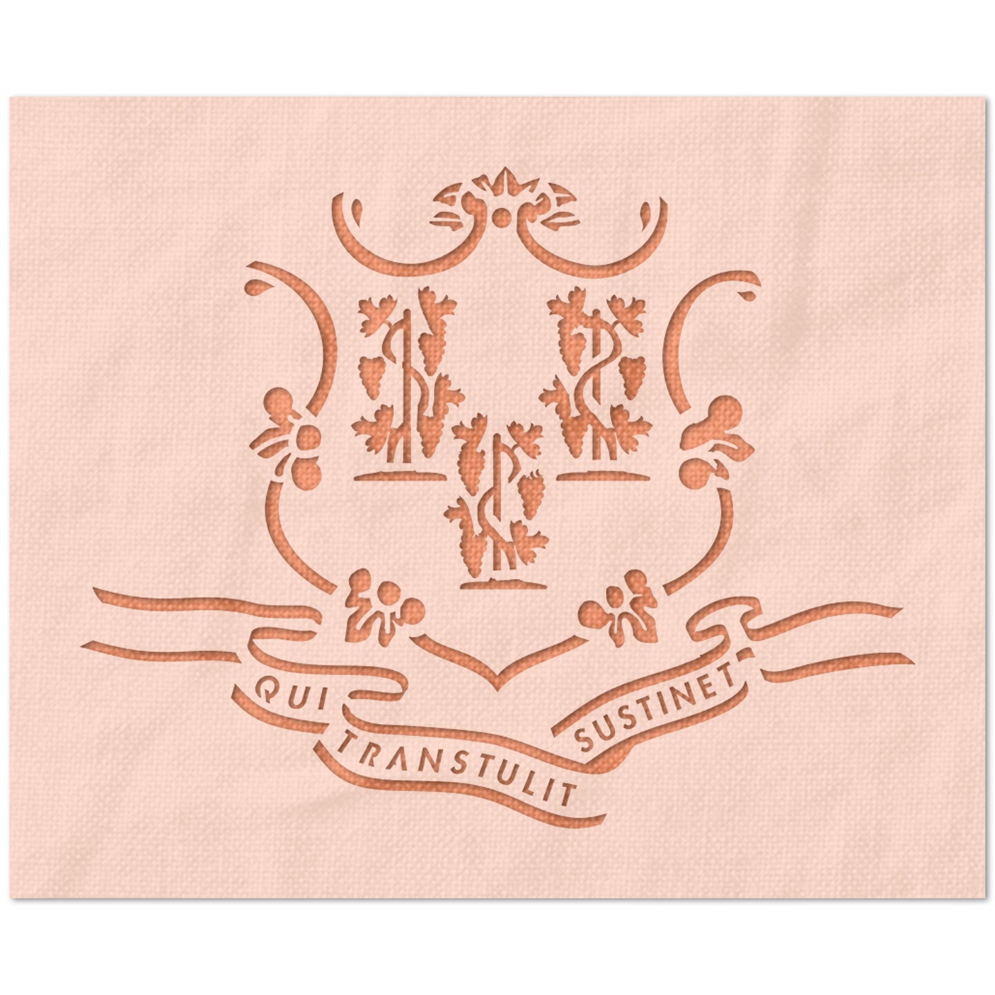 Connecticut State Flag Stencil