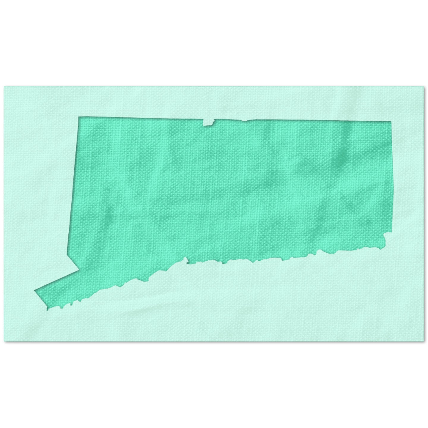 Connecticut State Outline Stencil