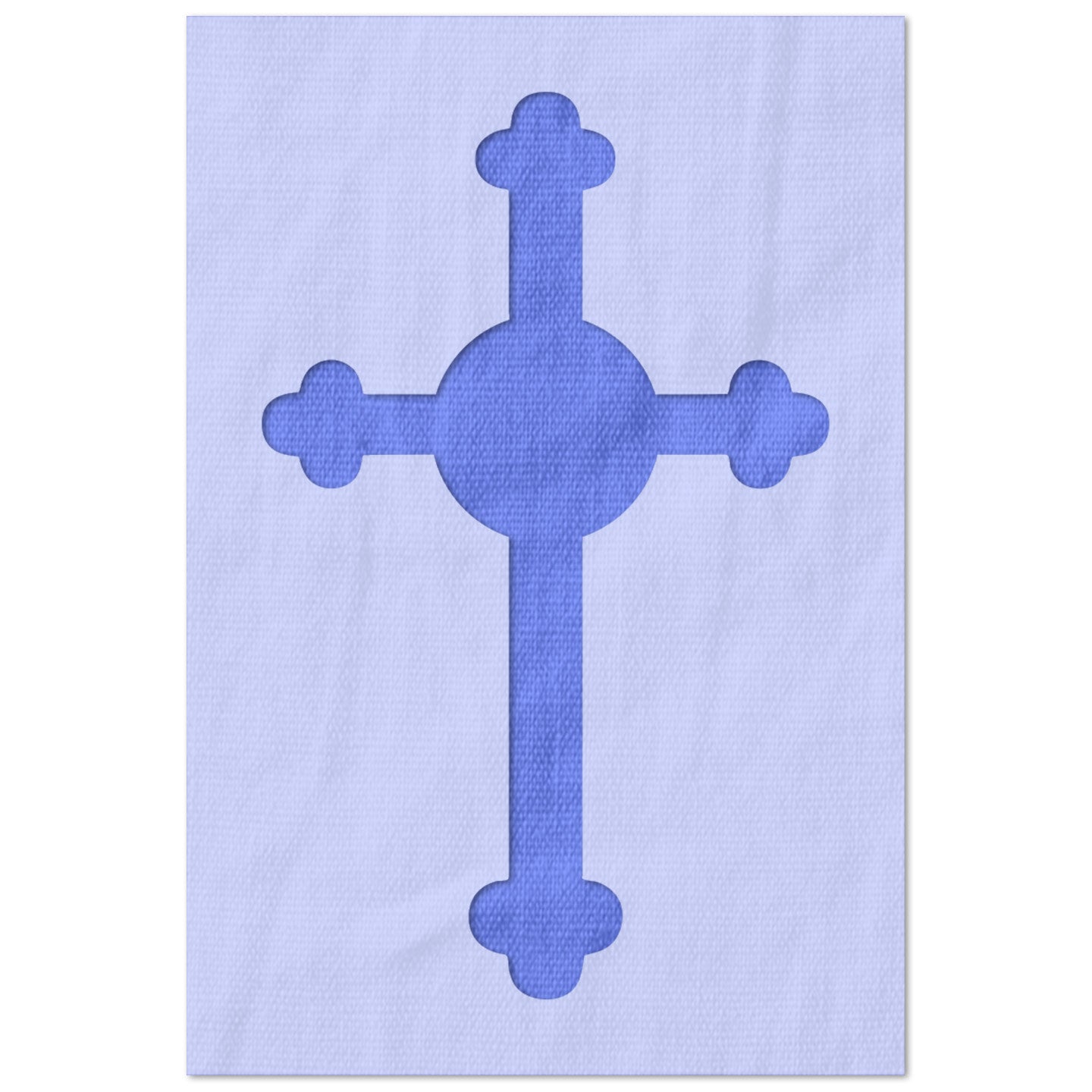 Trefoil Cross Stencil