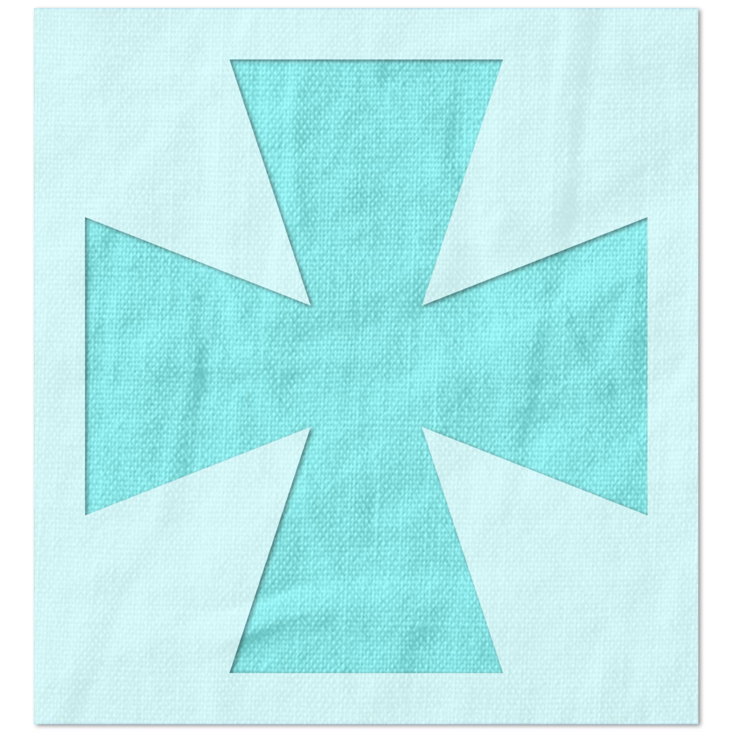 Maltese Cross Stencil