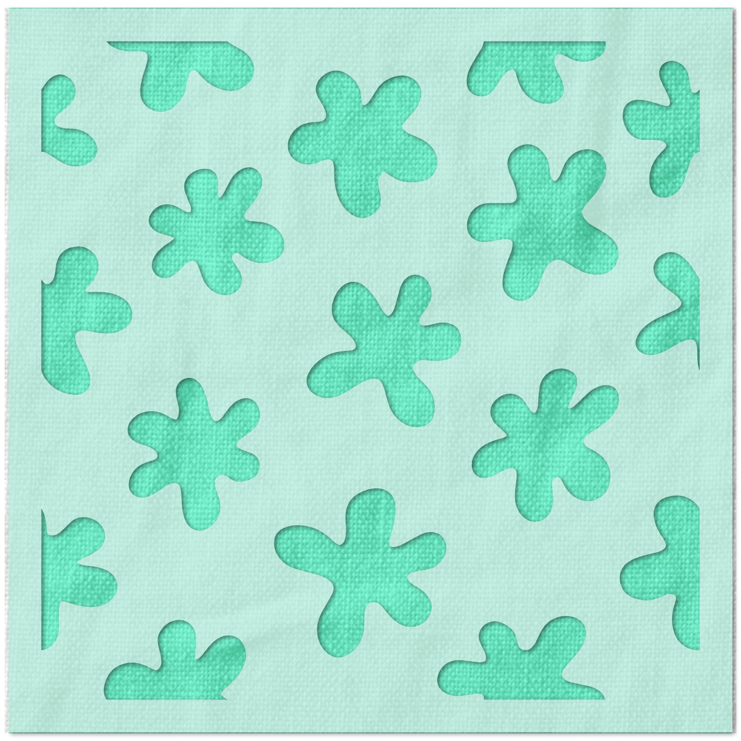 Lazy Daisy Pattern Stencil