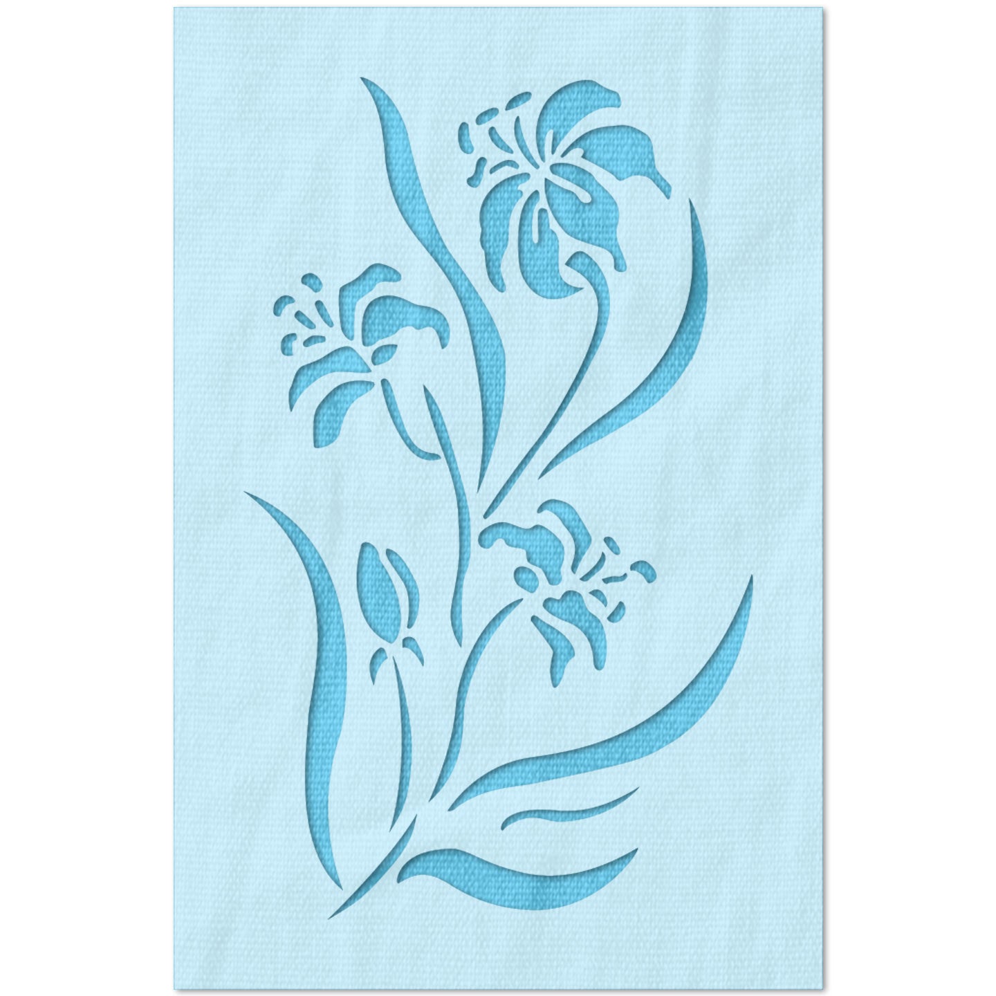 Day Lillies Stencil