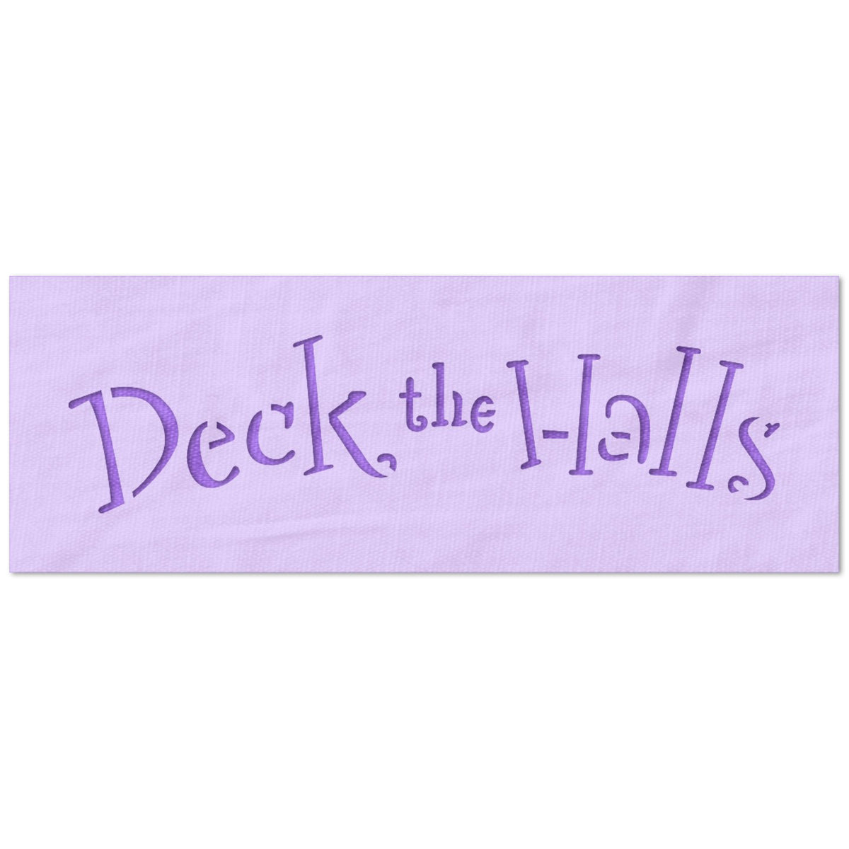 Deck the Halls Stencil