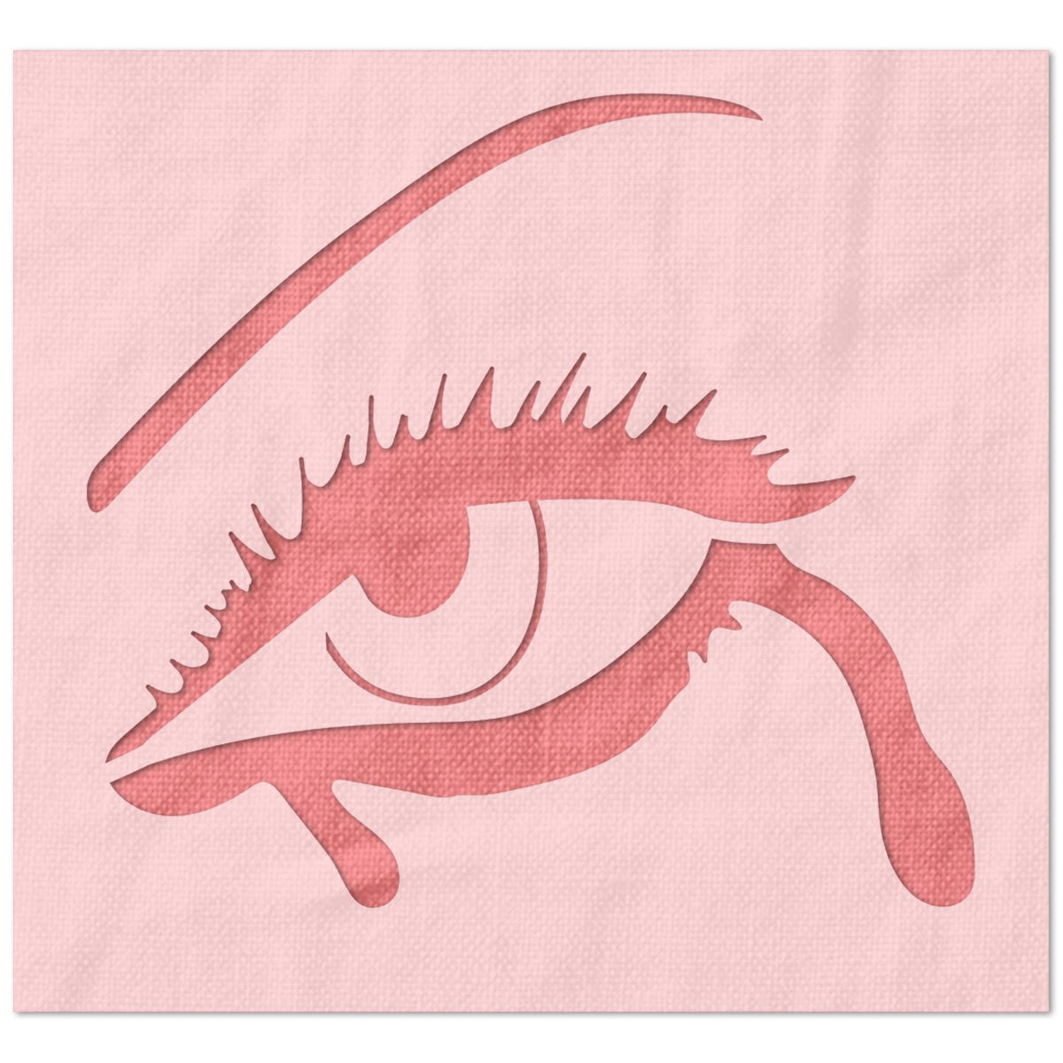 Detailed Eye with Makeup Stencil
