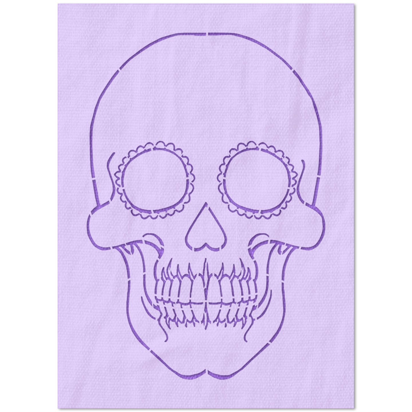 Dia De Los Muertos Eyes Stencil