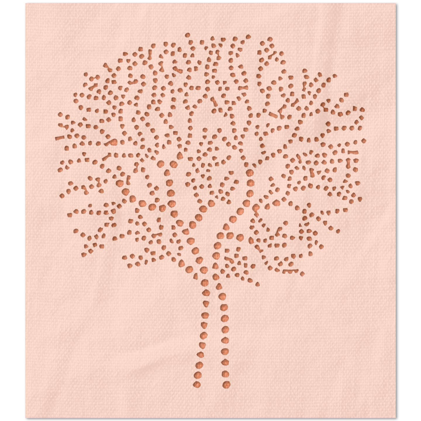 Dotted Tree Stencil