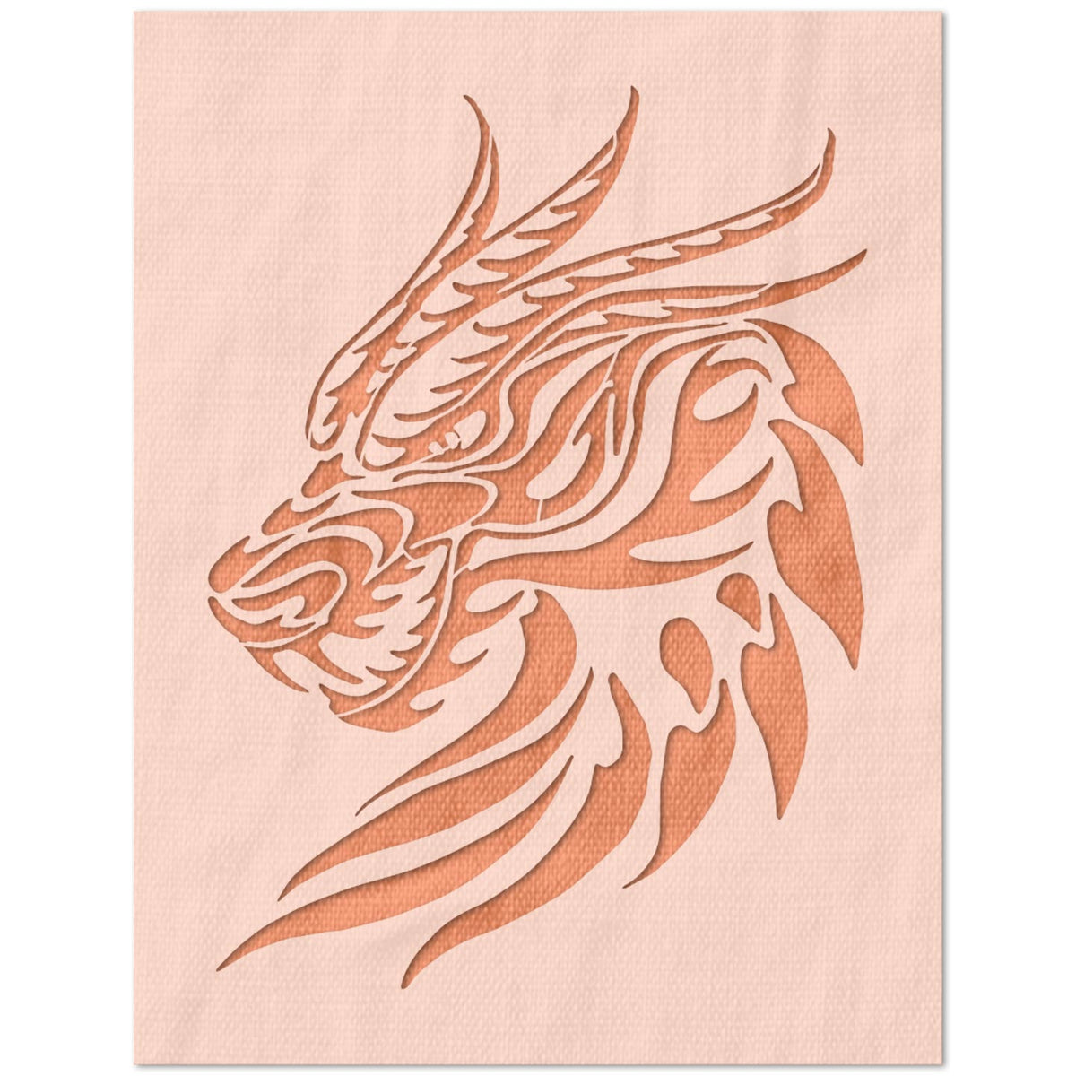 chinese dragon pumpkin stencils