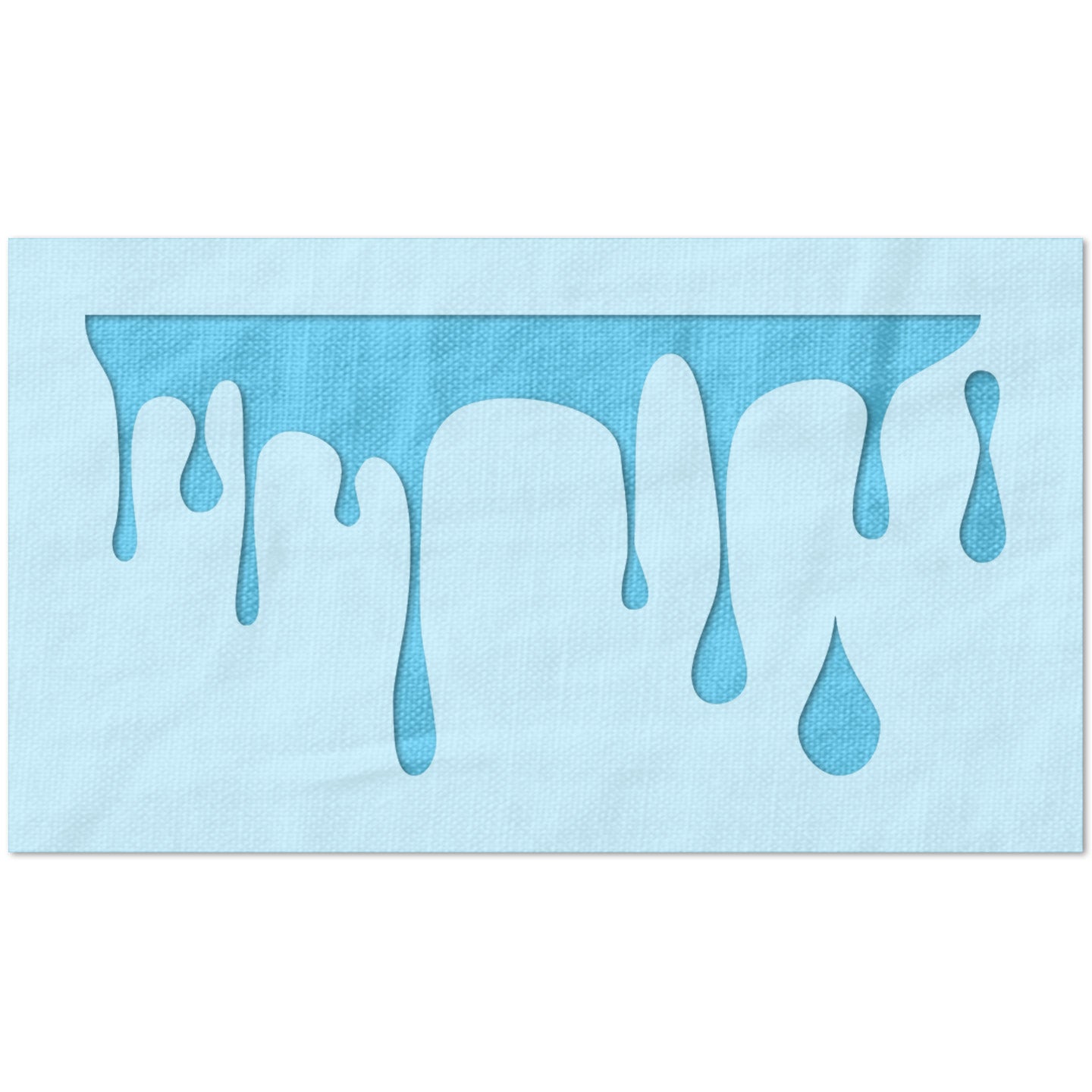 Dripping Liquid Pattern Stencil
