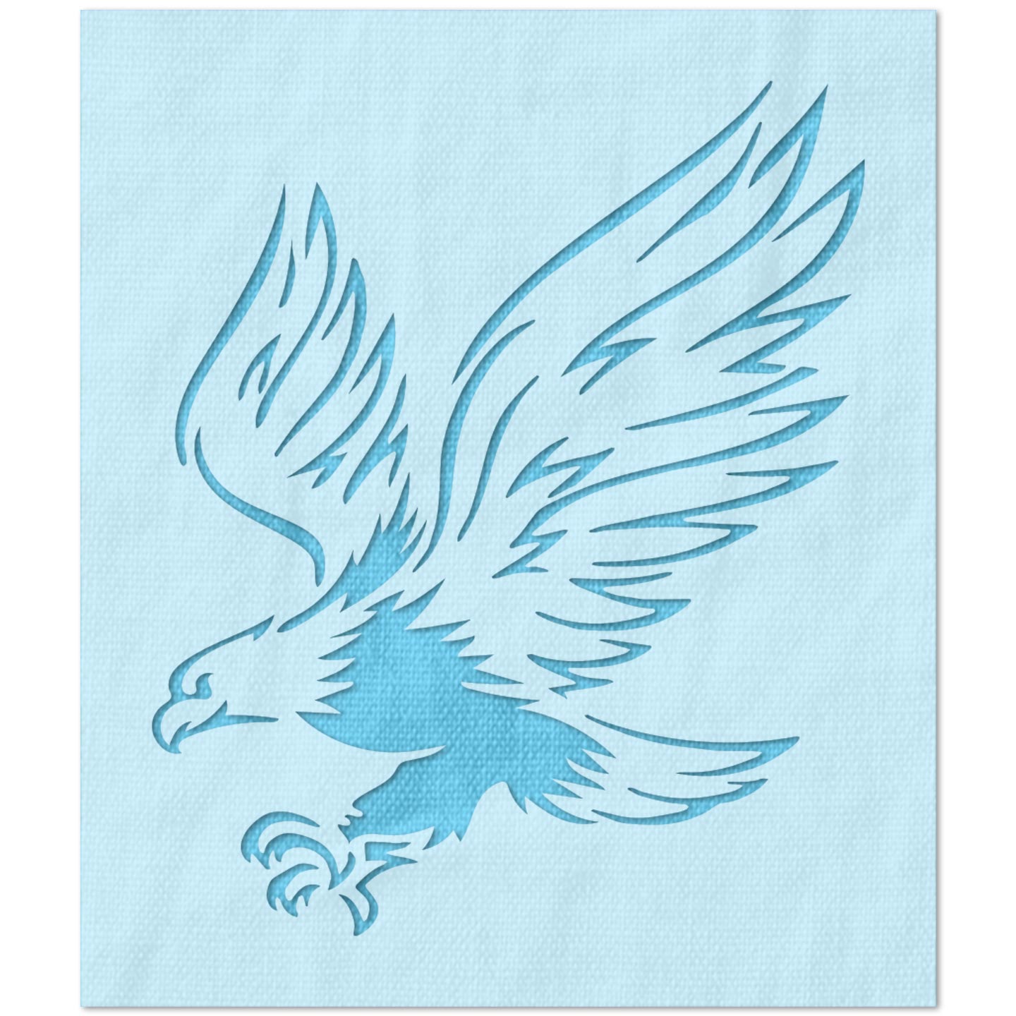 Landing Eagle Stencil