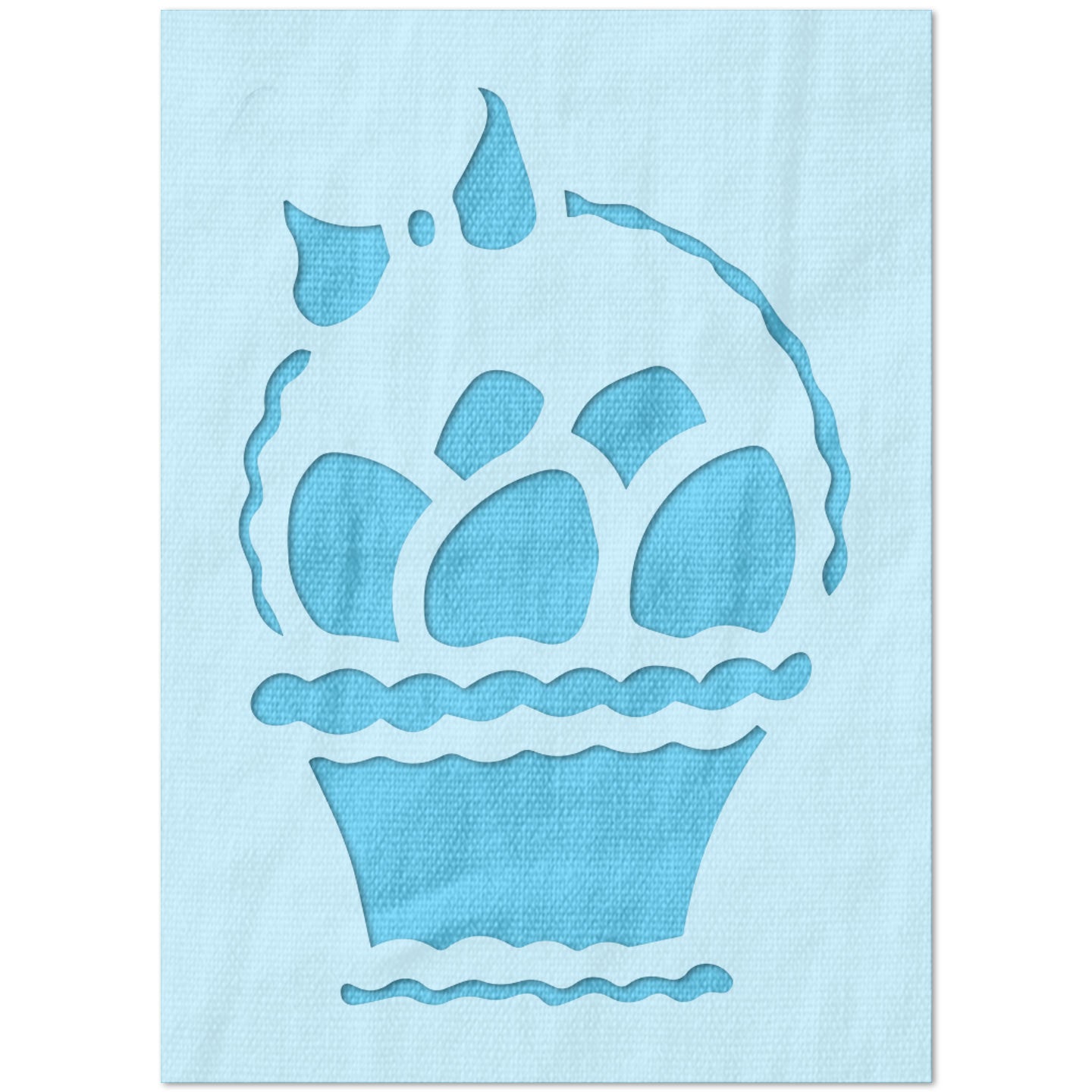 Easter Basket Stencil