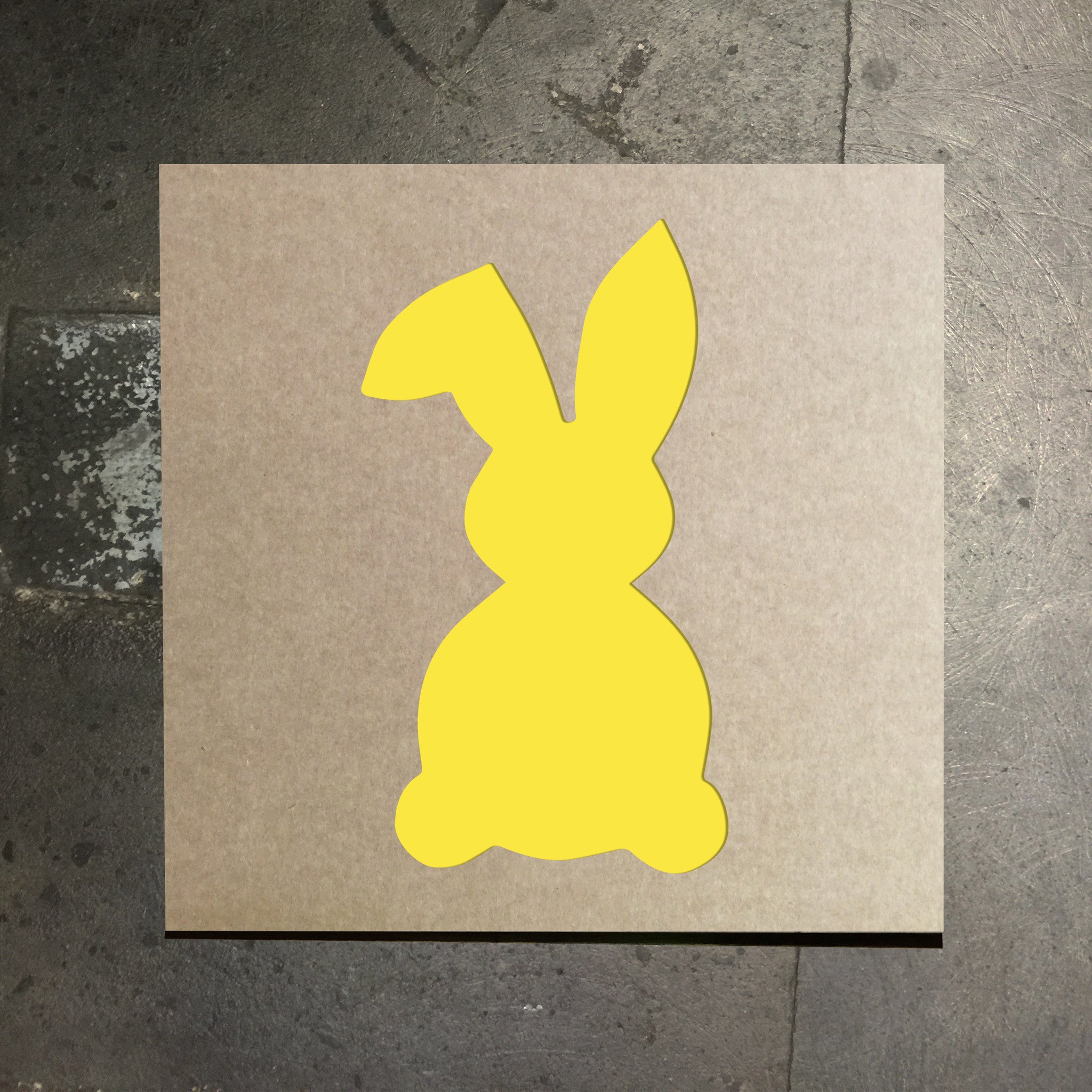 Easter Bunny Stencil