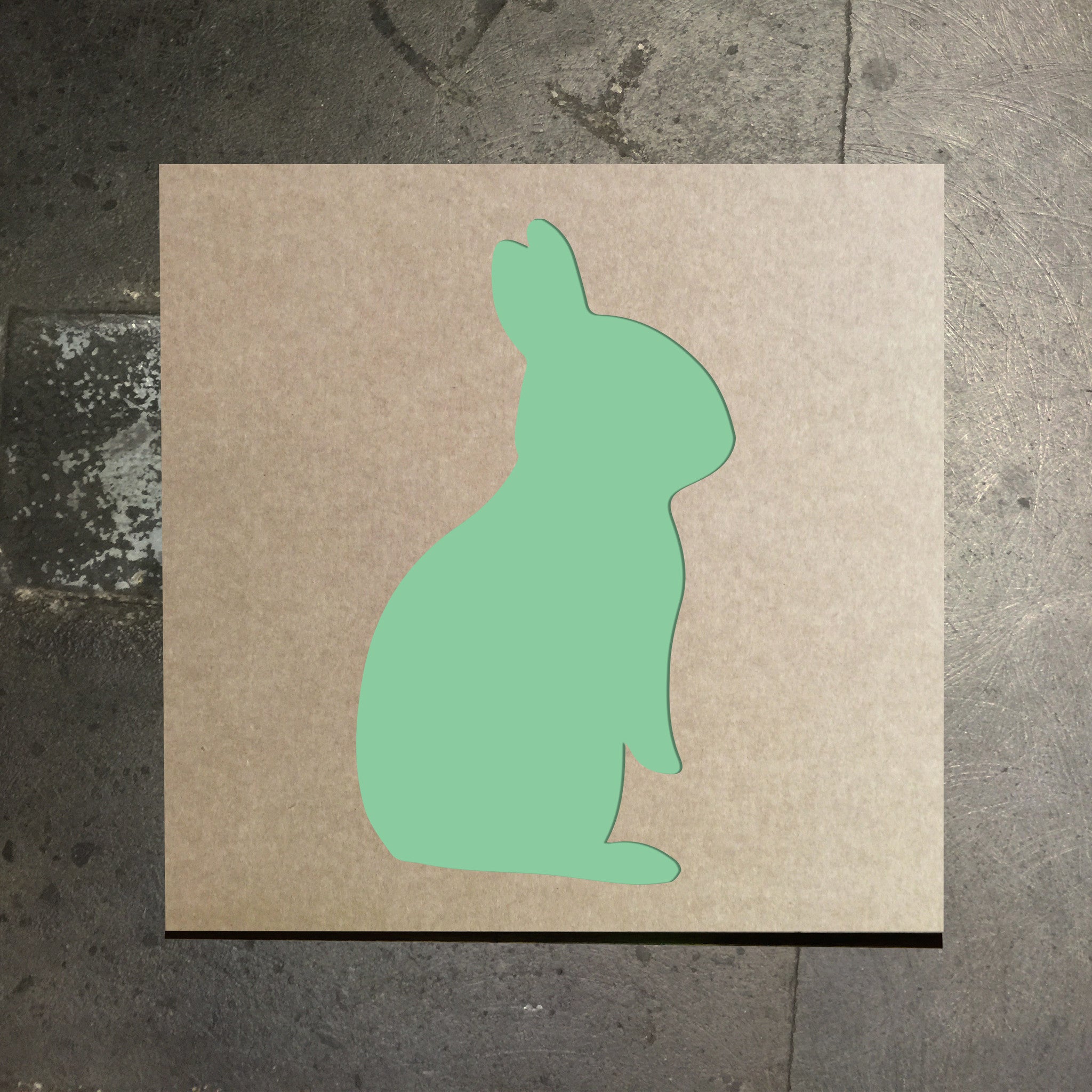 Easter Bunny Stencil