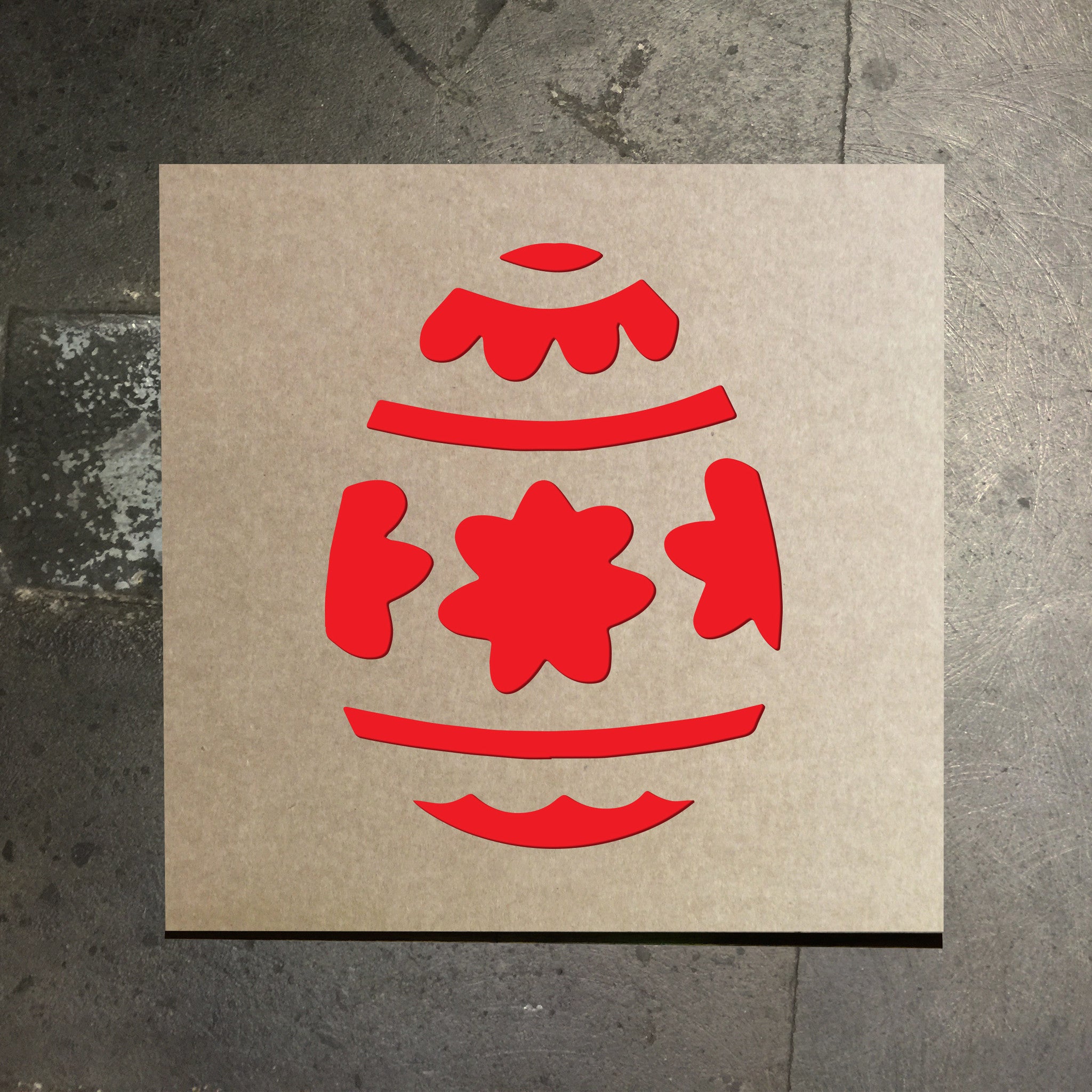 Easter Egg Stencil