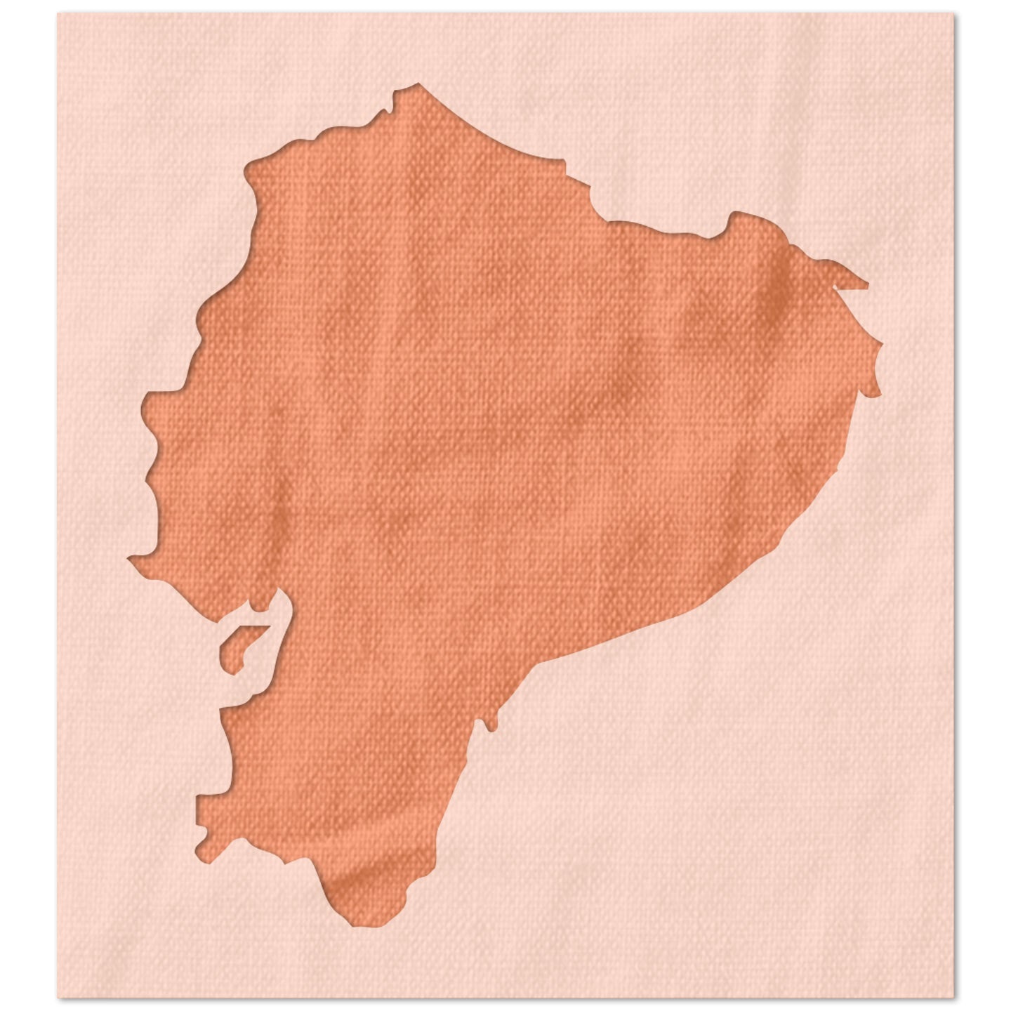 Ecuador Stencil