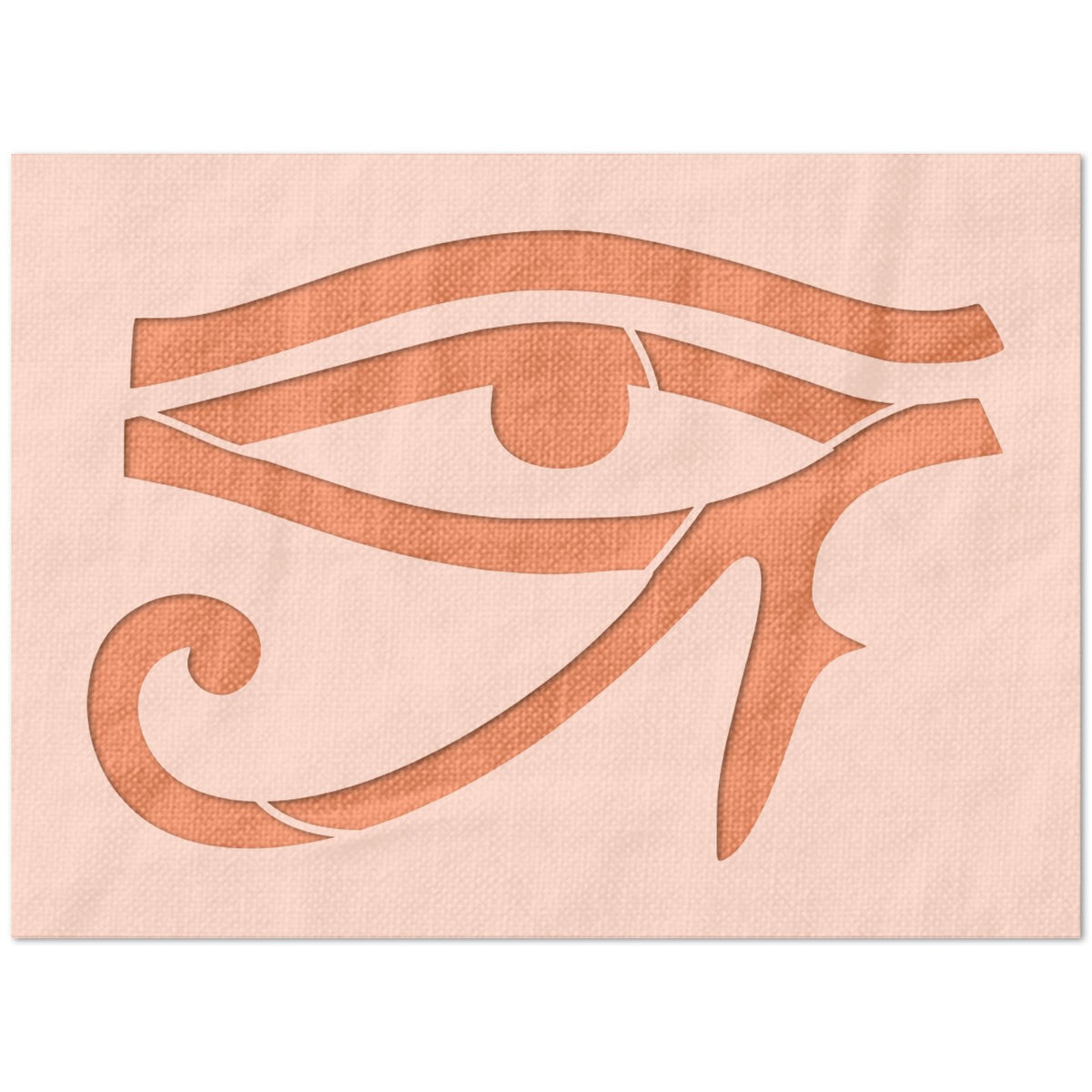Egyptian Eye of Horus Symbol Stencil