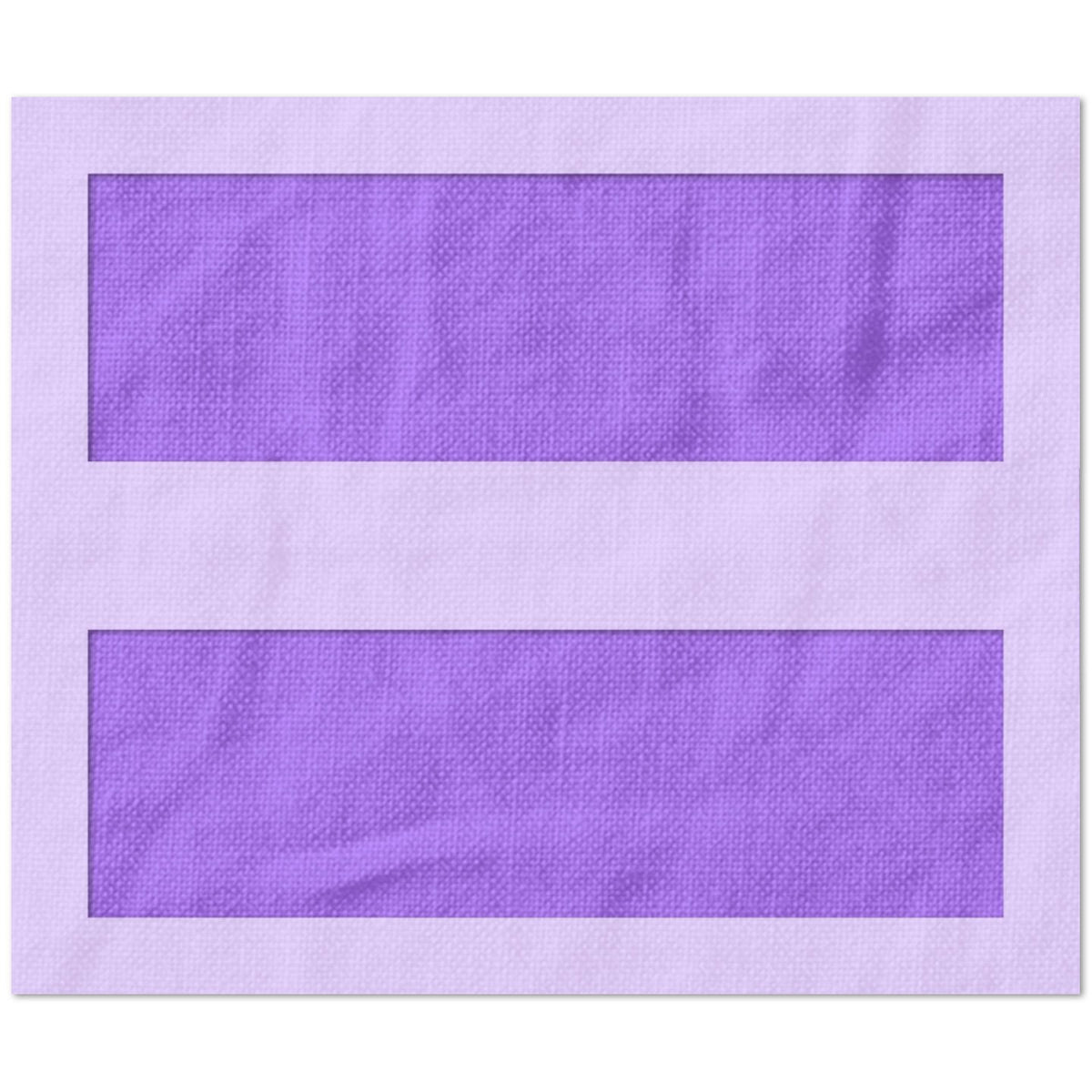 Equality Symbol Stencil