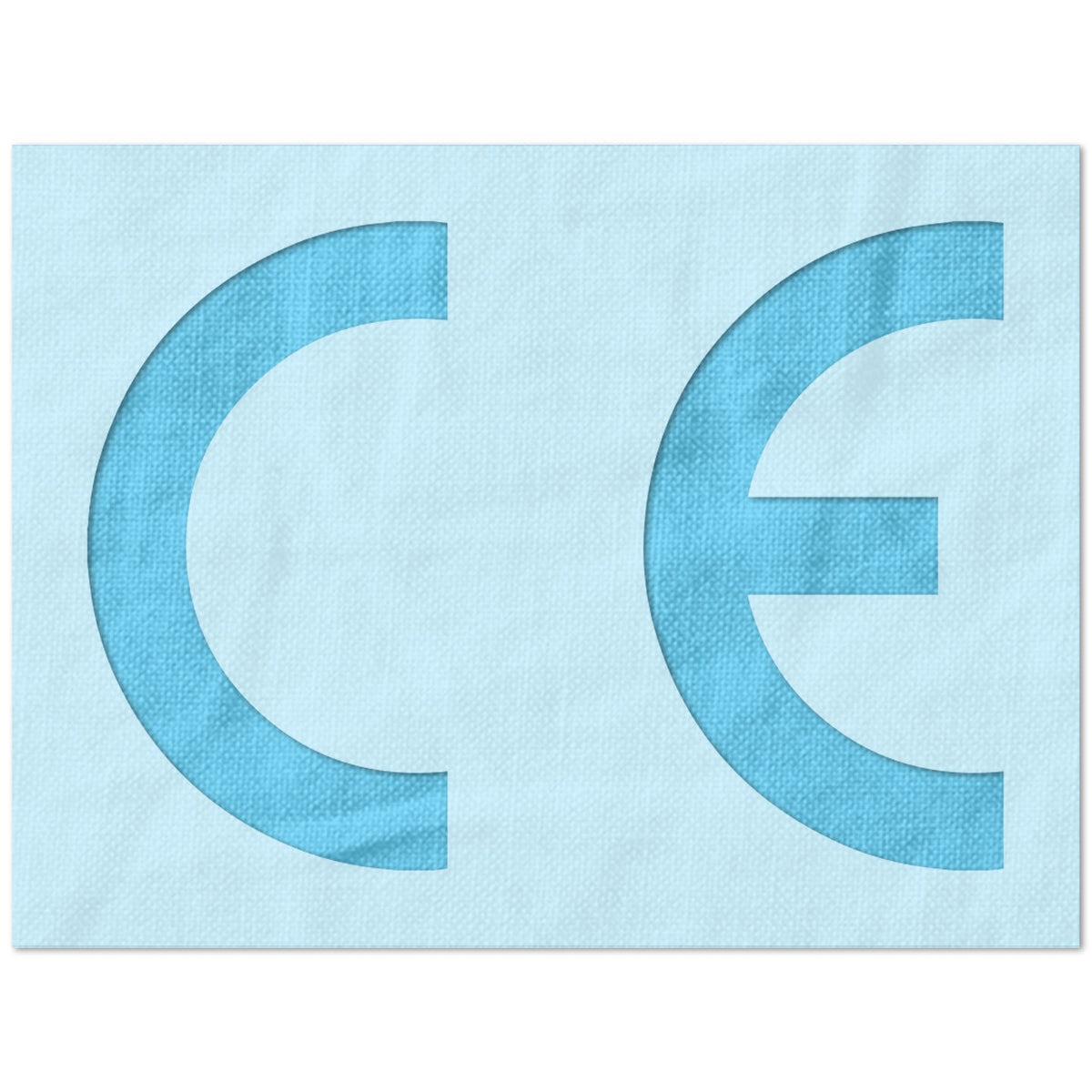European Confomity CE Symbol Stencil