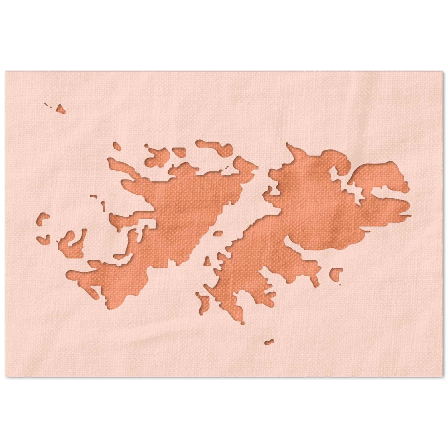 Falkland Islands Stencil