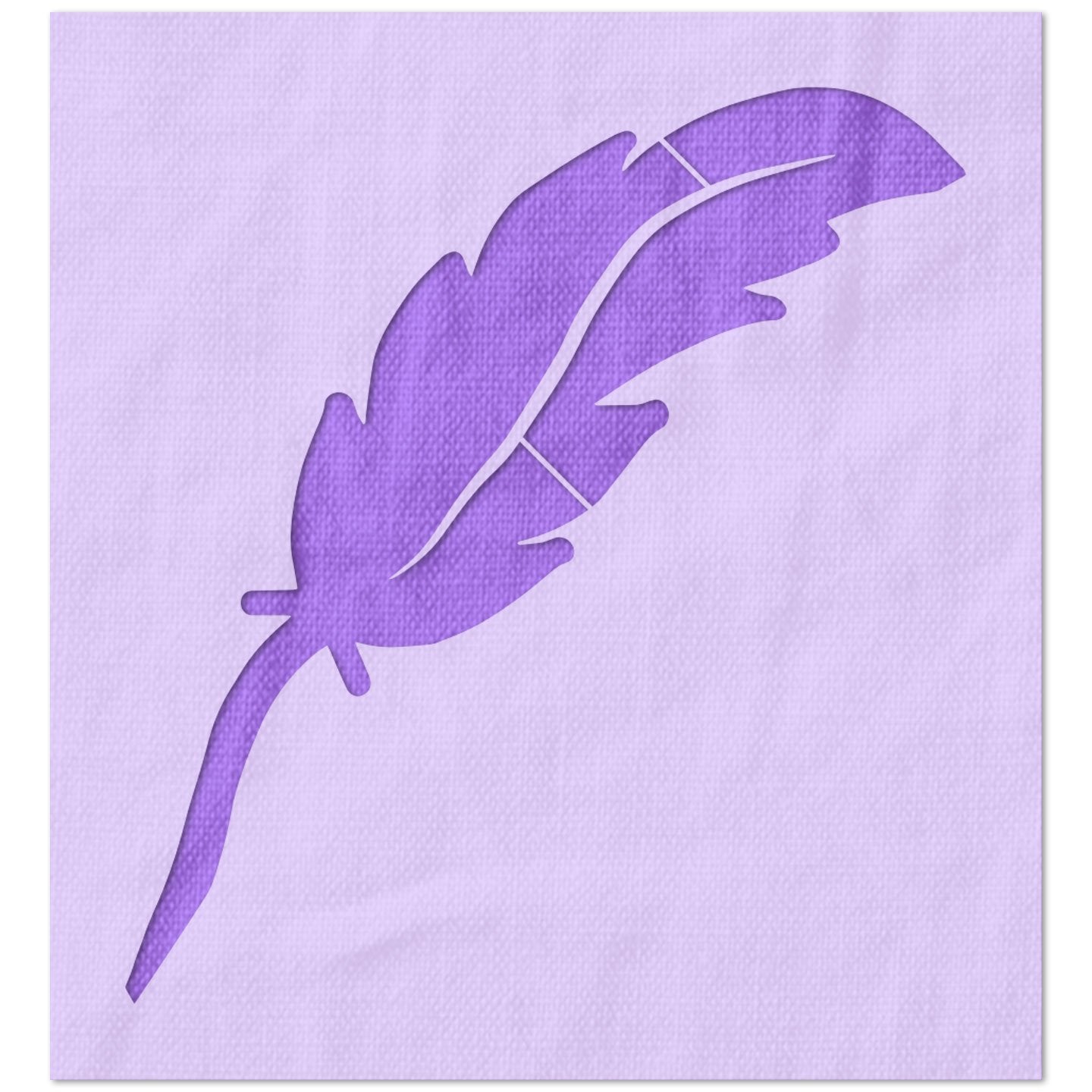 Feather Quil Stencil