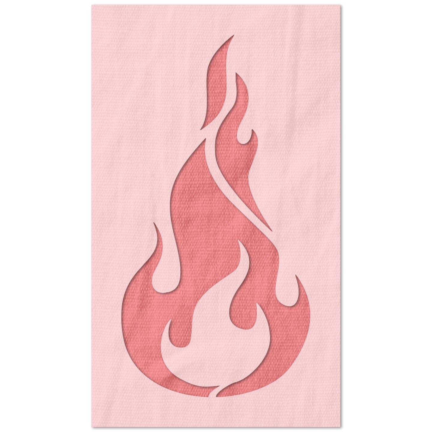 Fire Symbol Stencil