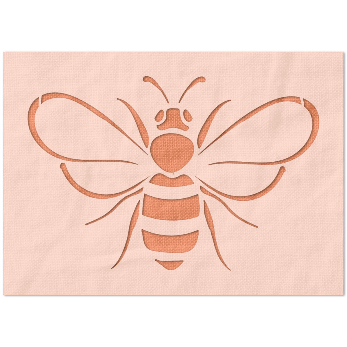 Flying Bee Stencil