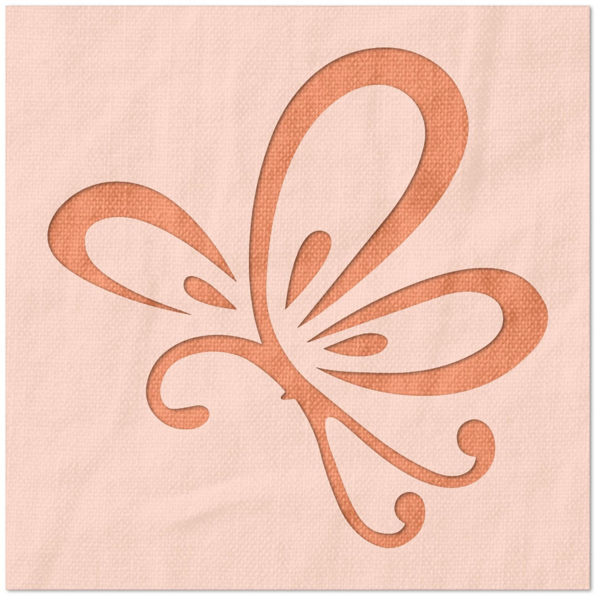 Flying Butterfly Stencil