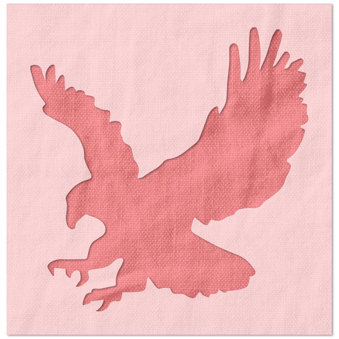Simple Landing Eagle Stencil
