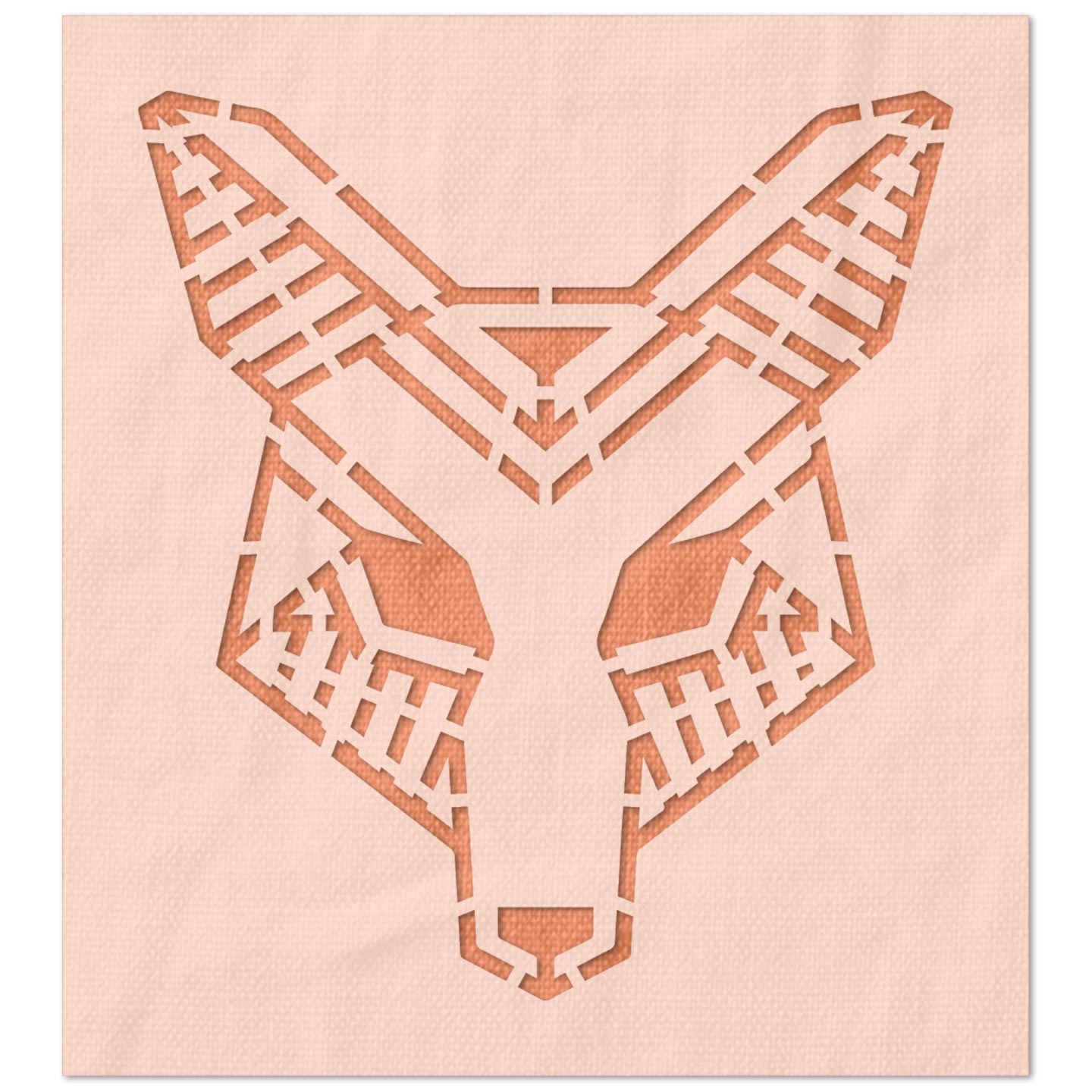 Stylized Fox Stencil