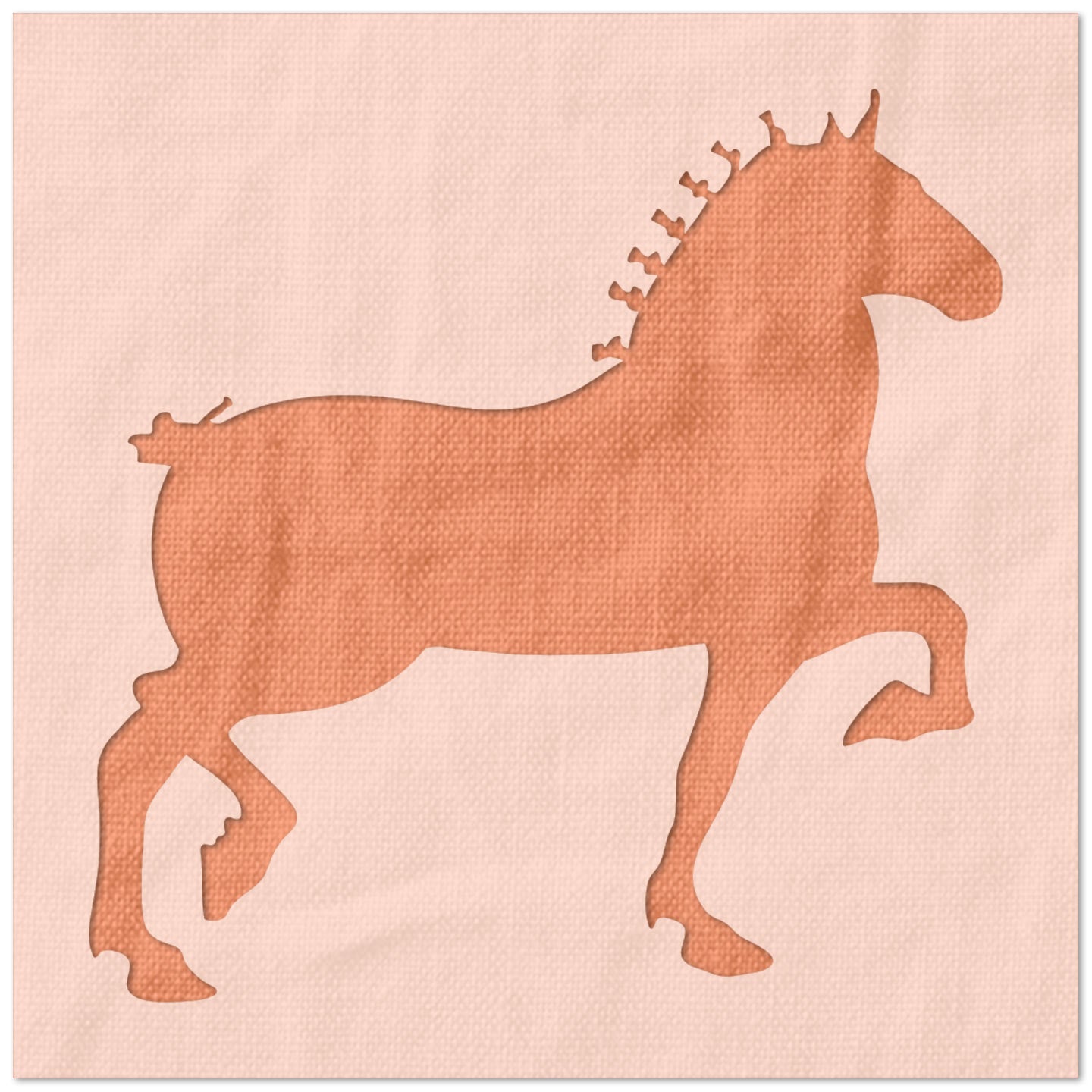 Trotting Horse Stencil