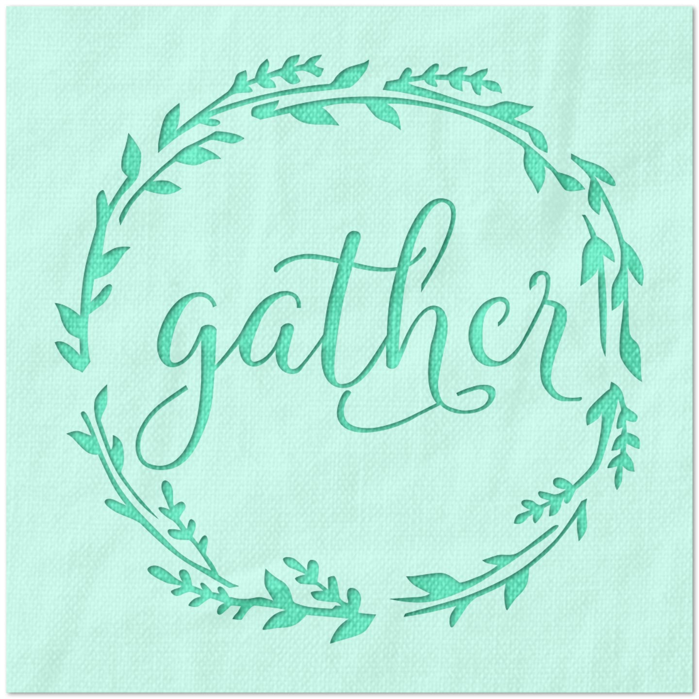 Gather Wreath Stencil