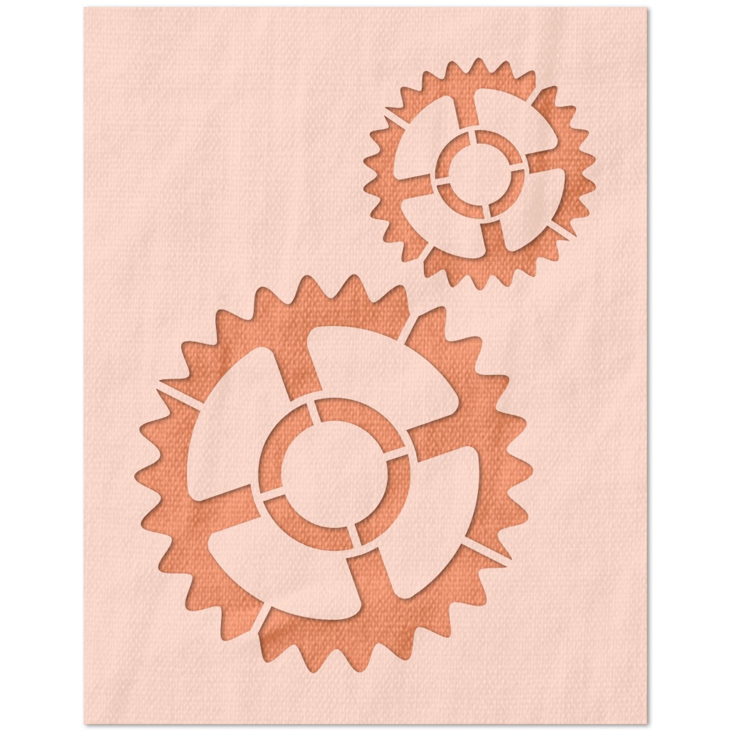 Gears Stencil