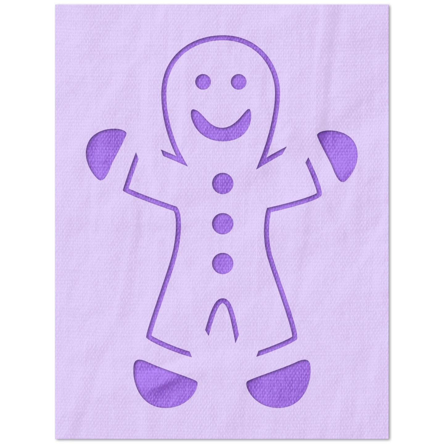 Gingerbread Man Stencil