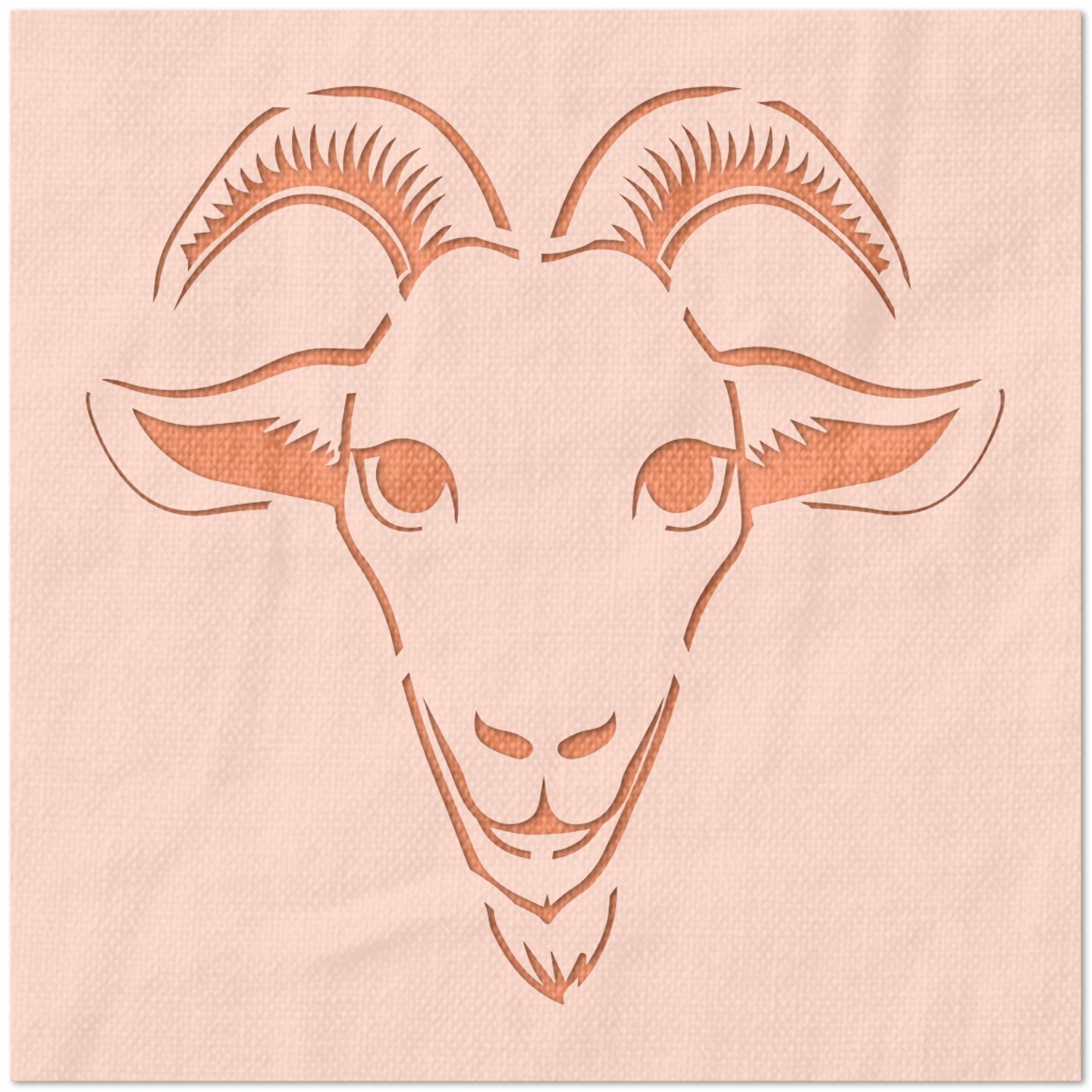 Goat Head Stencil