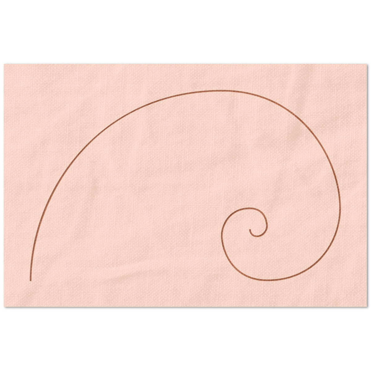 Golden Ratio Spiral Stencil
