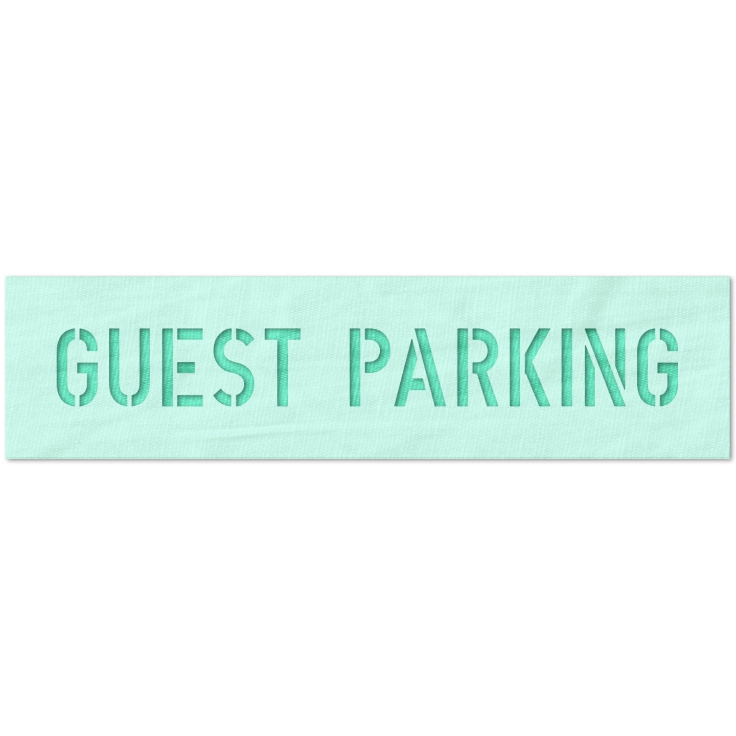Guest Parking Stencil