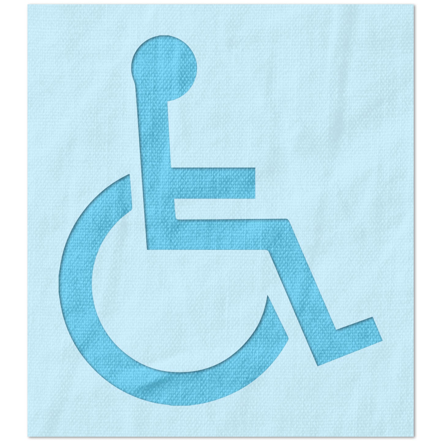 Handicap Accessible Symbol Stencil