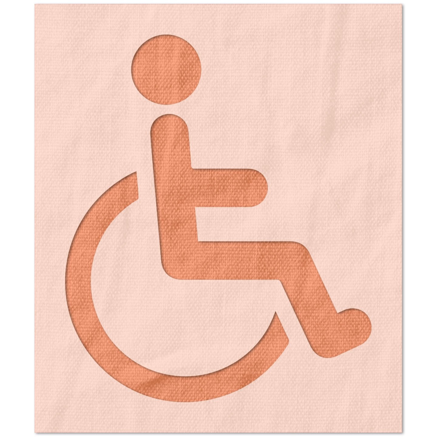 Handicap Symbol Stencil