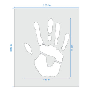 Handprint Stencil | Stencil Stop