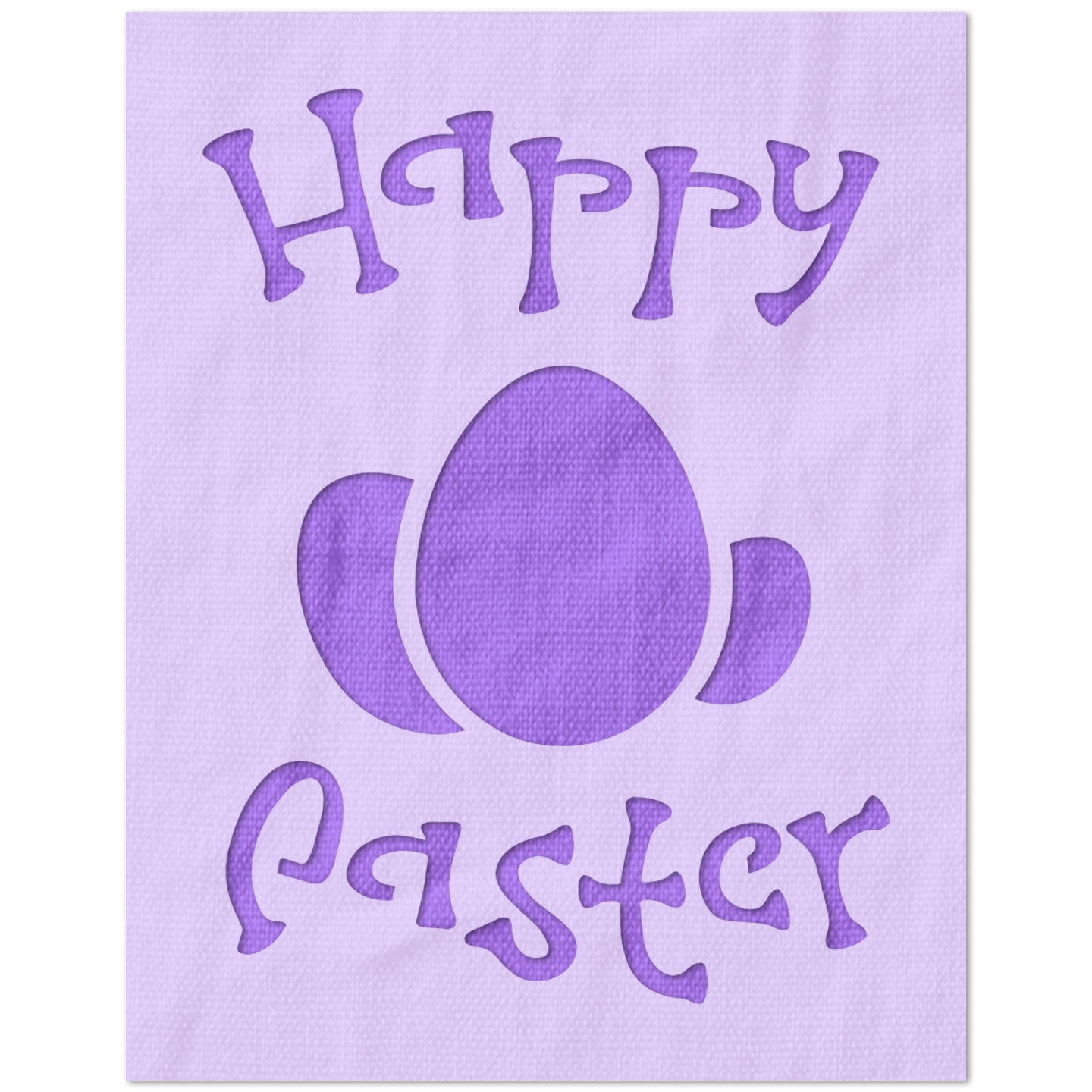 Happy Easter Stencil