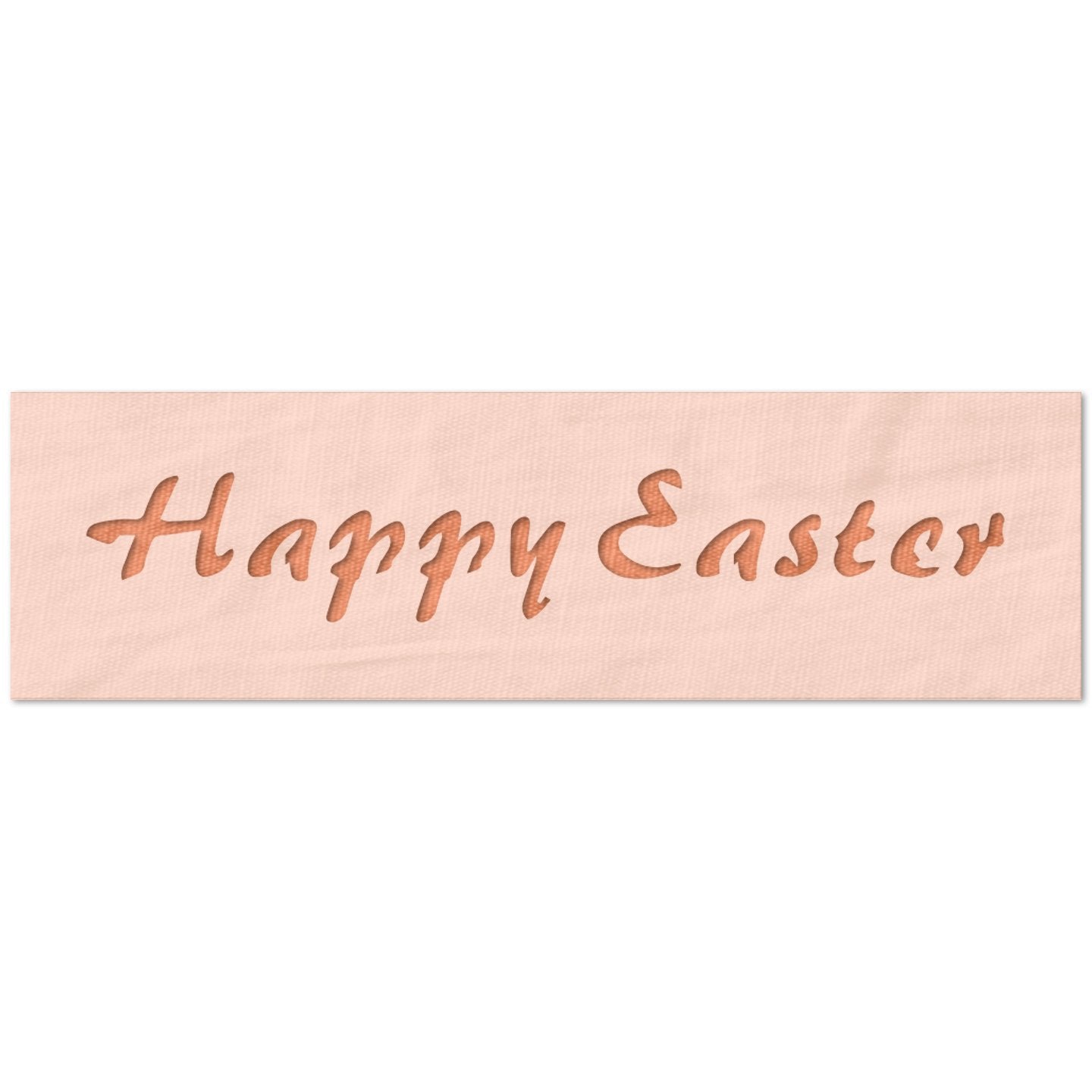 Happy Easter Fancy Text Stencil