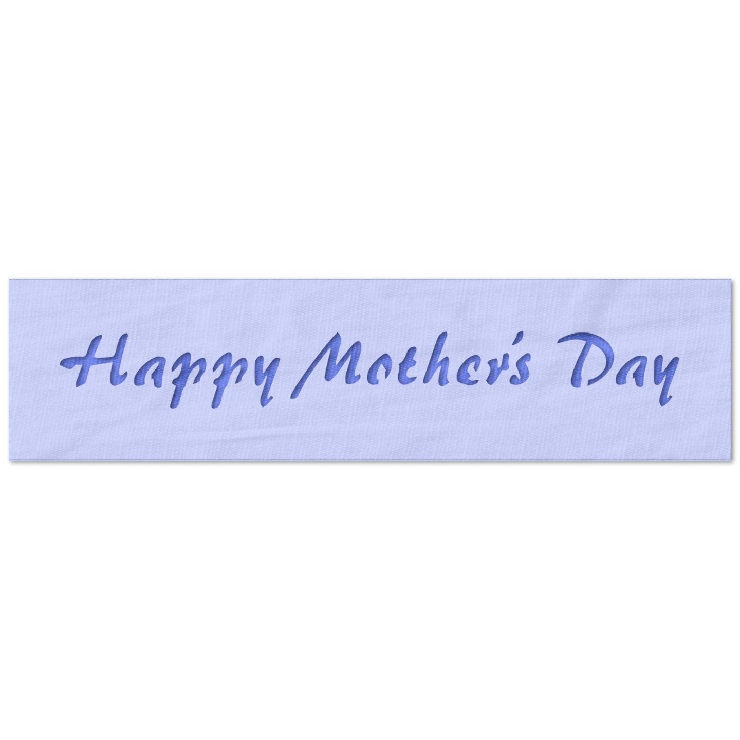Happy Mother's Day Fancy Text Stencil