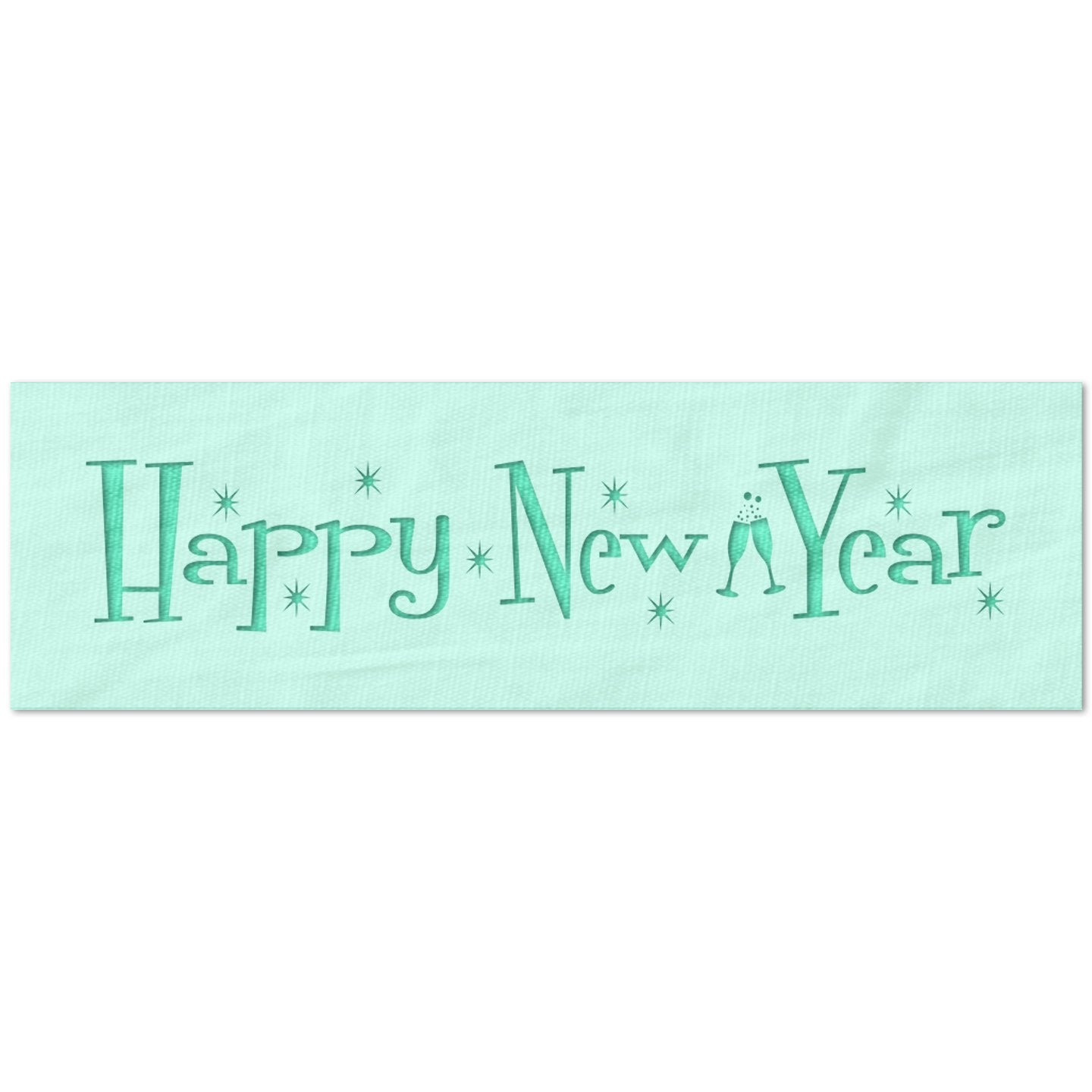 Happy New Year Champagne Stencil