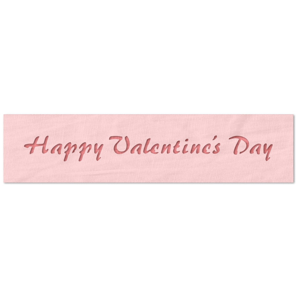 Vertical Happy Valentine's Day Stencil