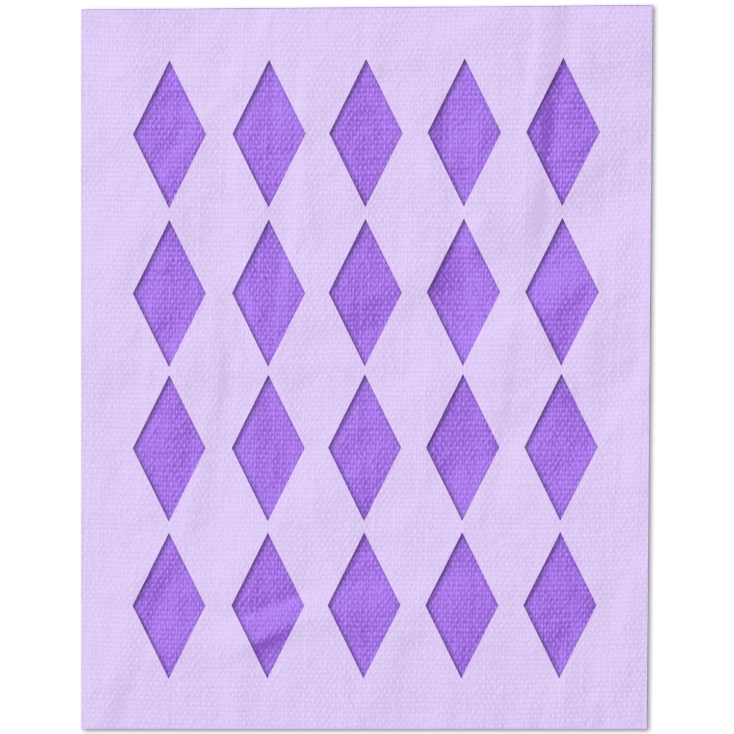 Harlequin Pattern Stencil