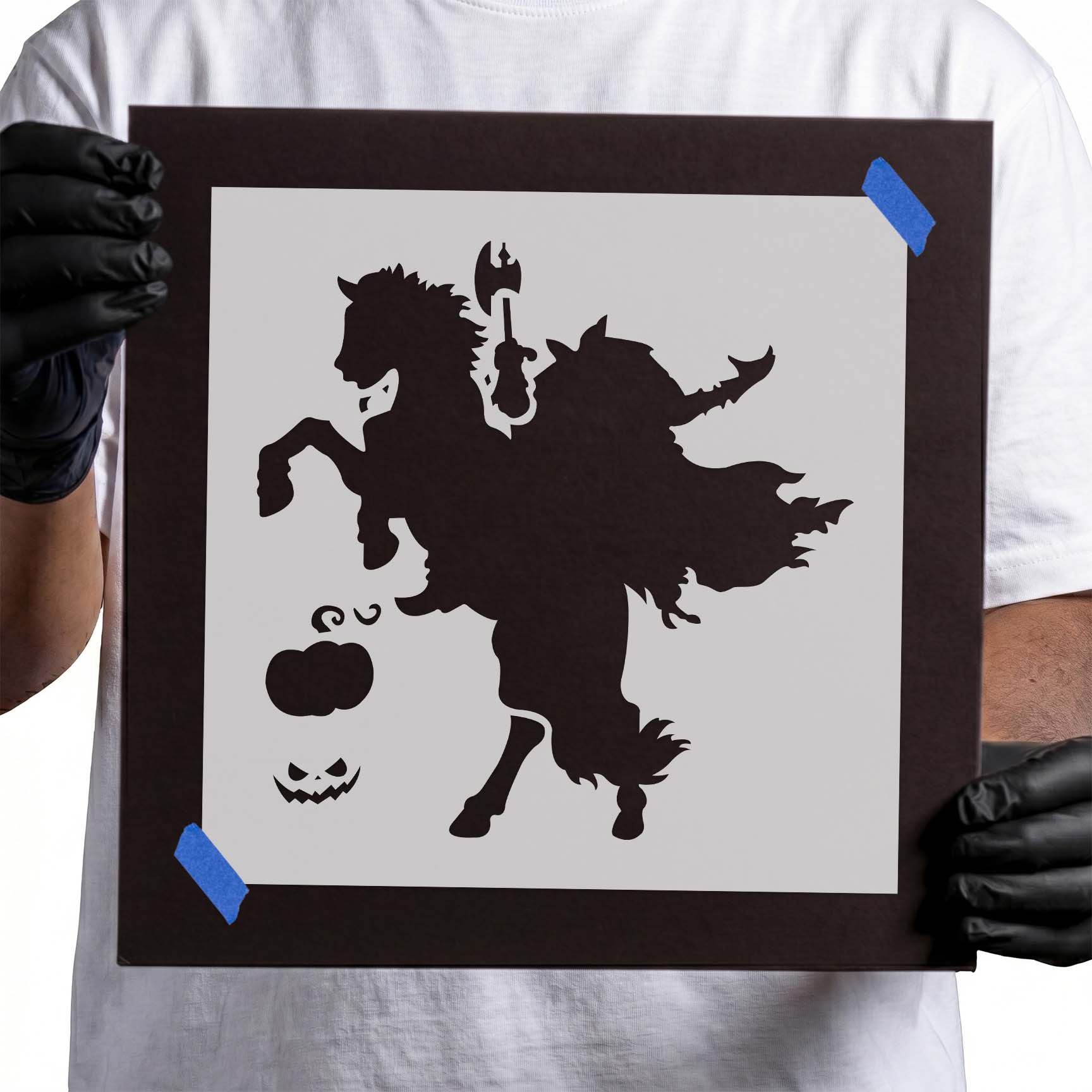 Headless Horseman Stencil