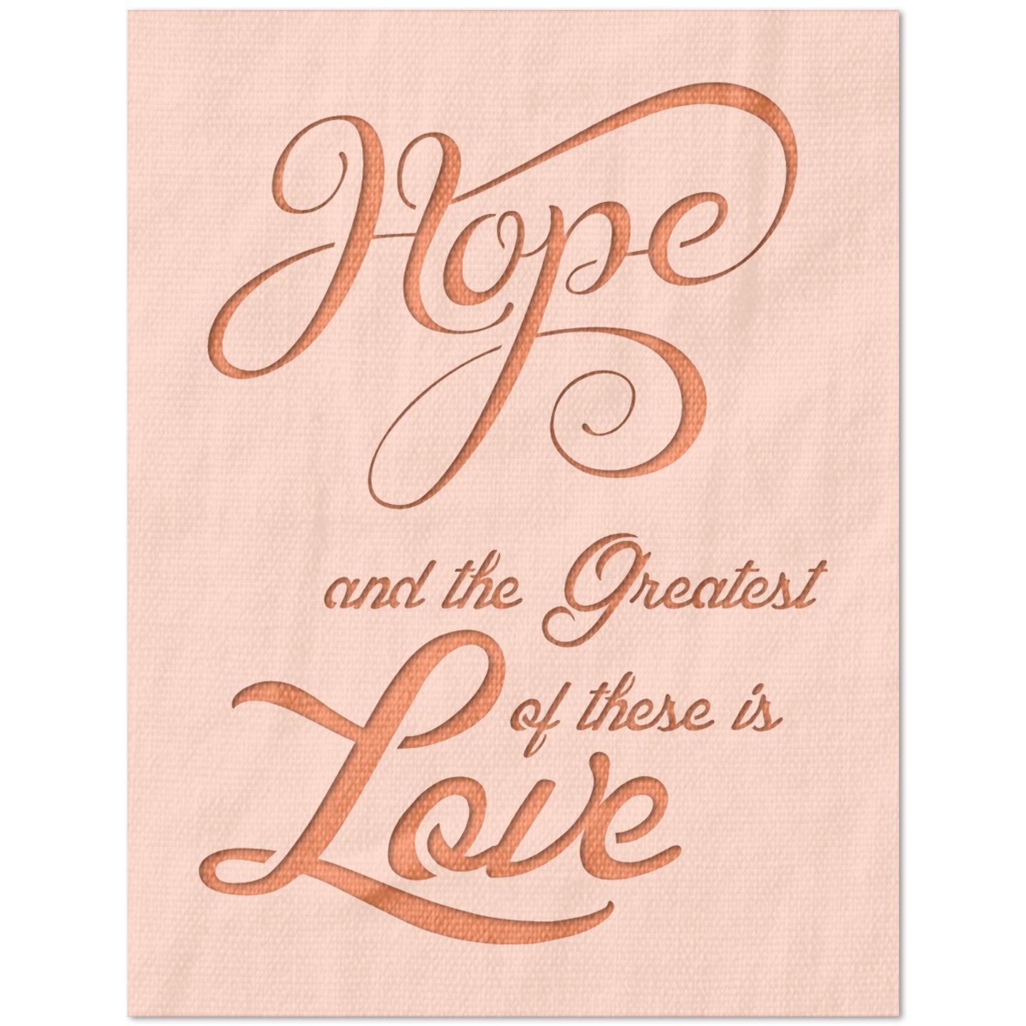 Hope Love Stencil