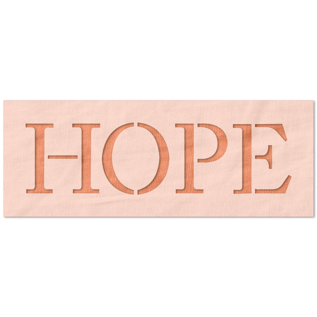 Hope Text Stencil