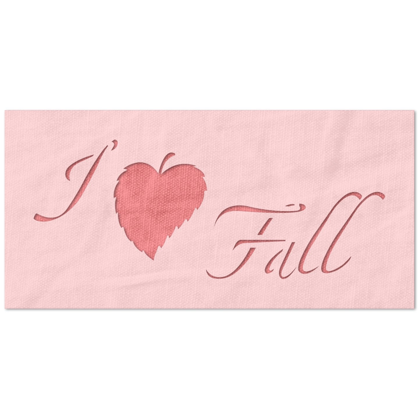 I Love Fall Stencil
