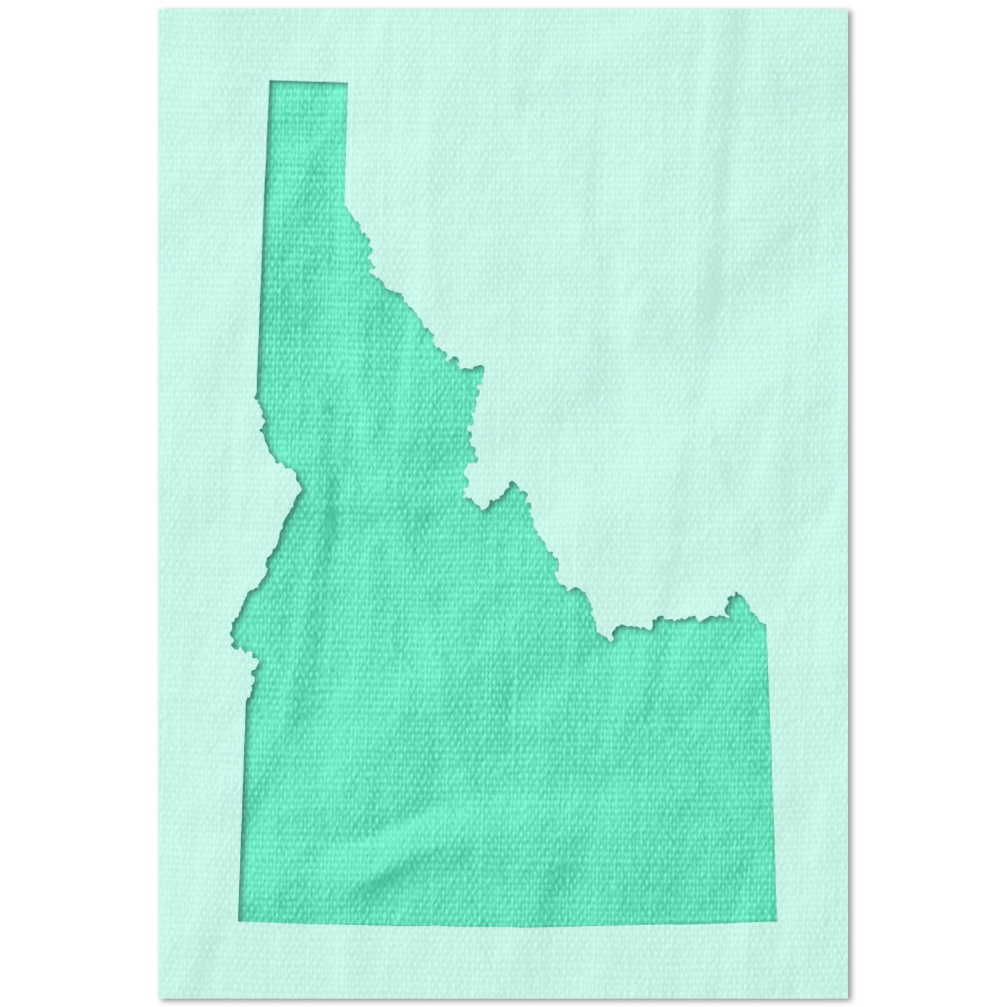 Idaho State Outline Stencil